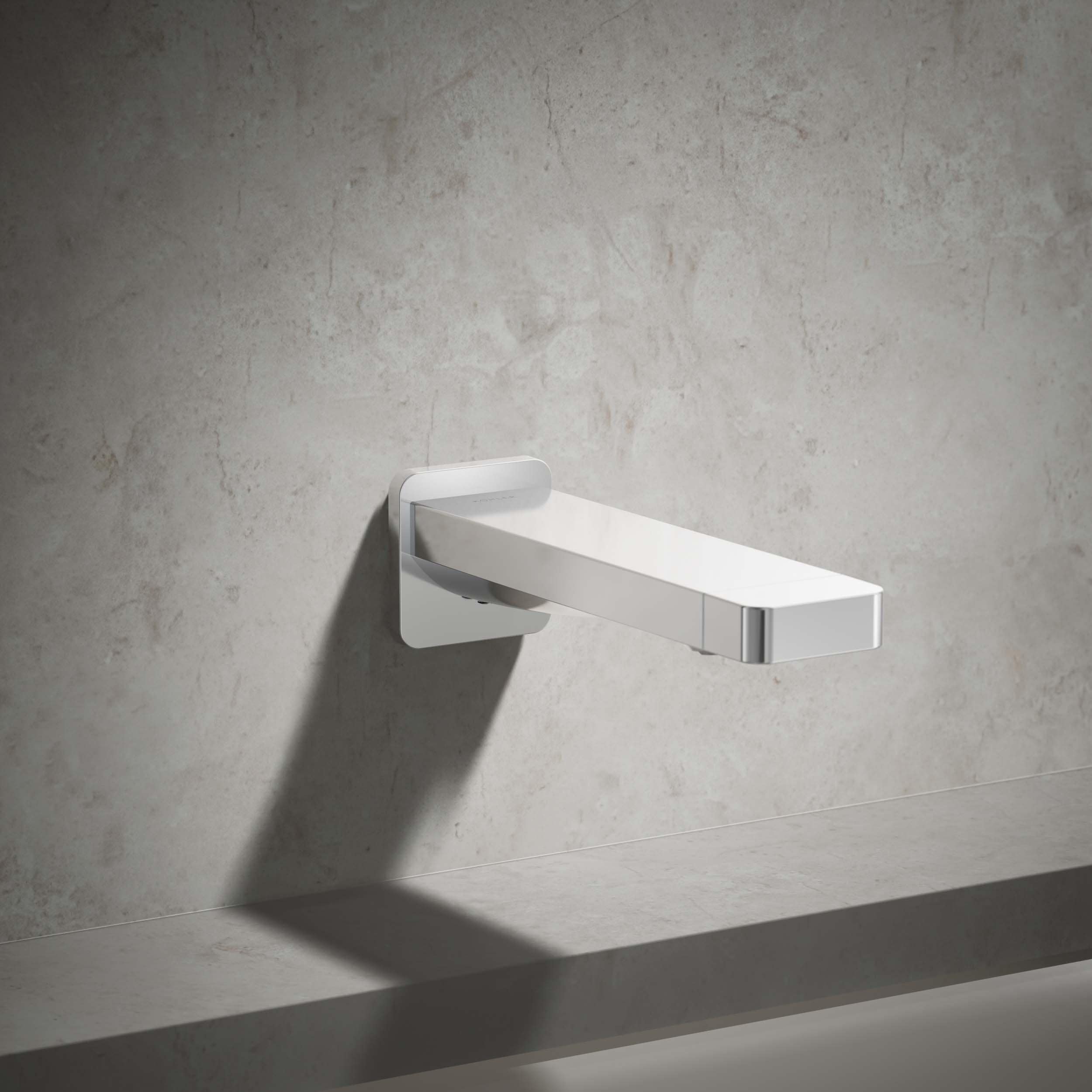 Caño para bañera con diverter en cromo pulido (incluye placa) KOHLER Universal Fit (Ref. K-23510-CP)