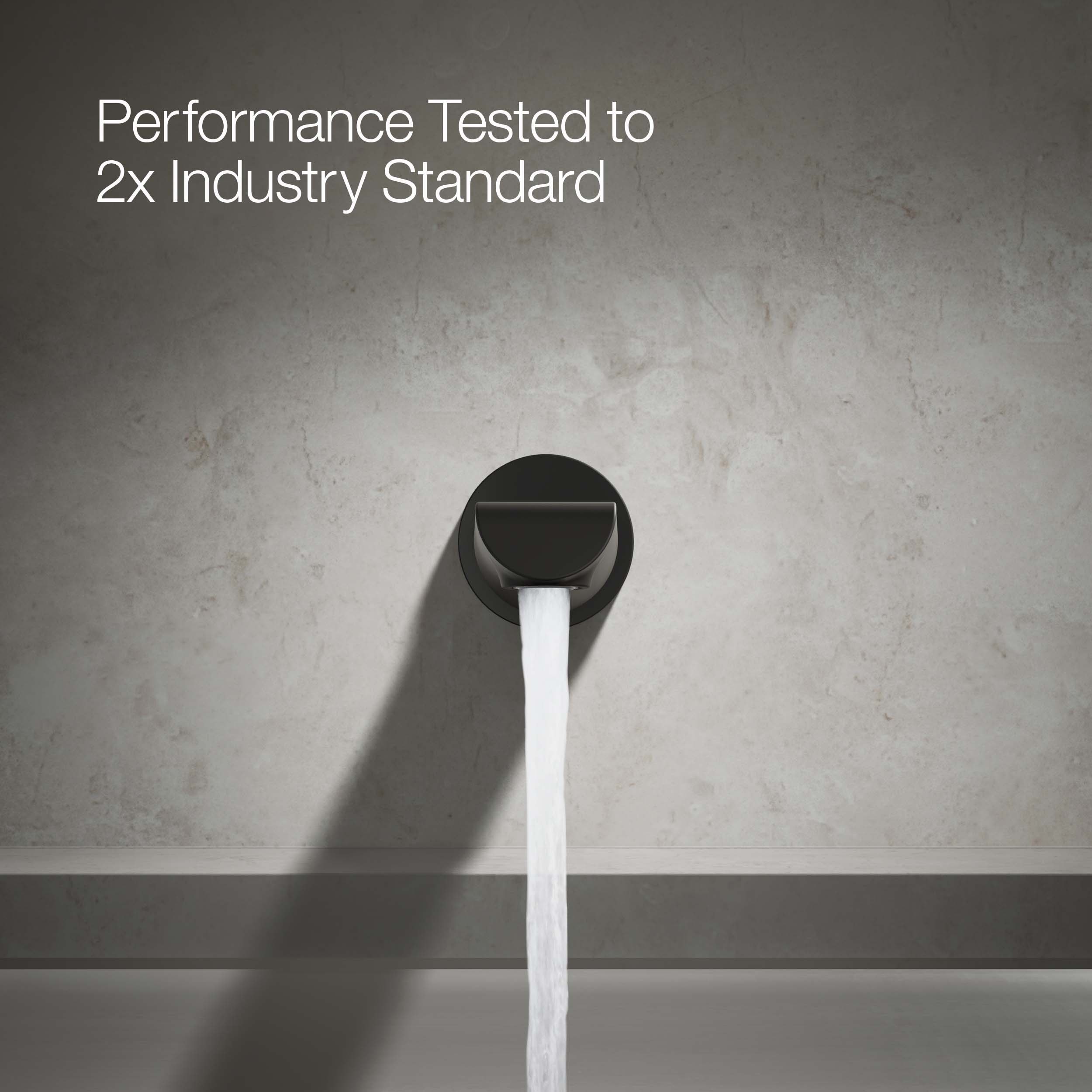 Caño de bañera universal en negro mate KOHLER K-97021-BL