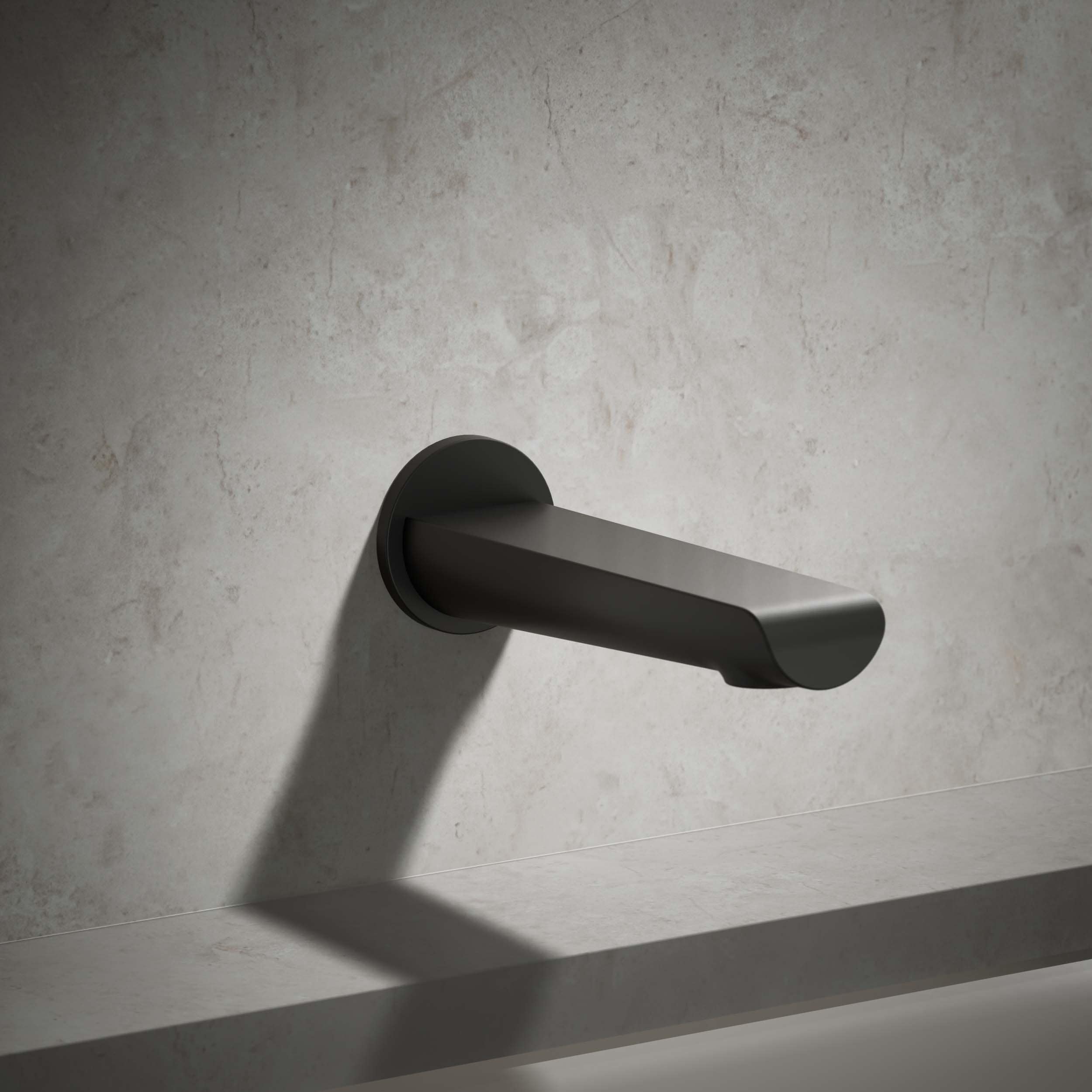 Caño de bañera universal en negro mate KOHLER K-97021-BL