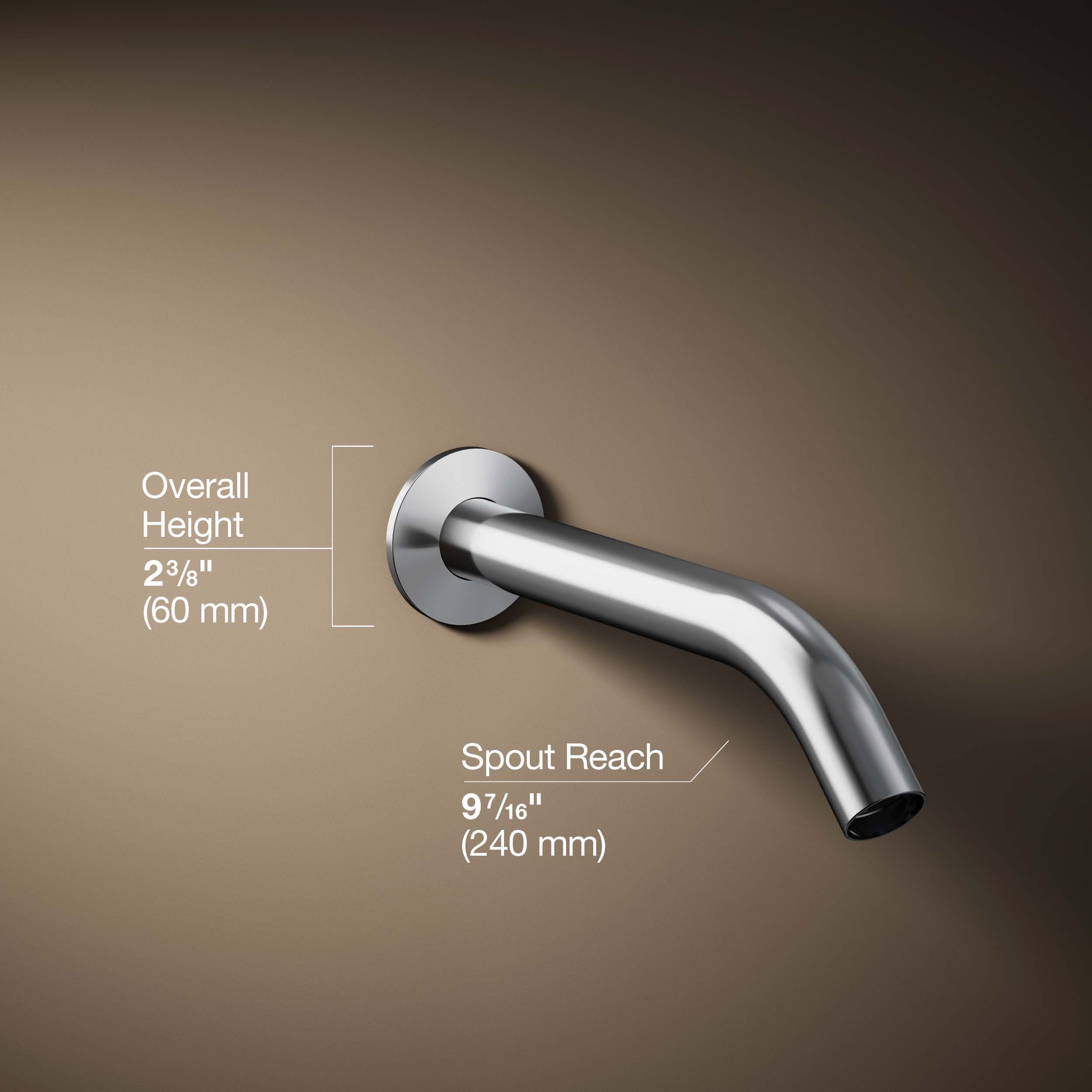 Caño para bañera de ajuste universal en cromo pulido KOHLER K-77999-CP
