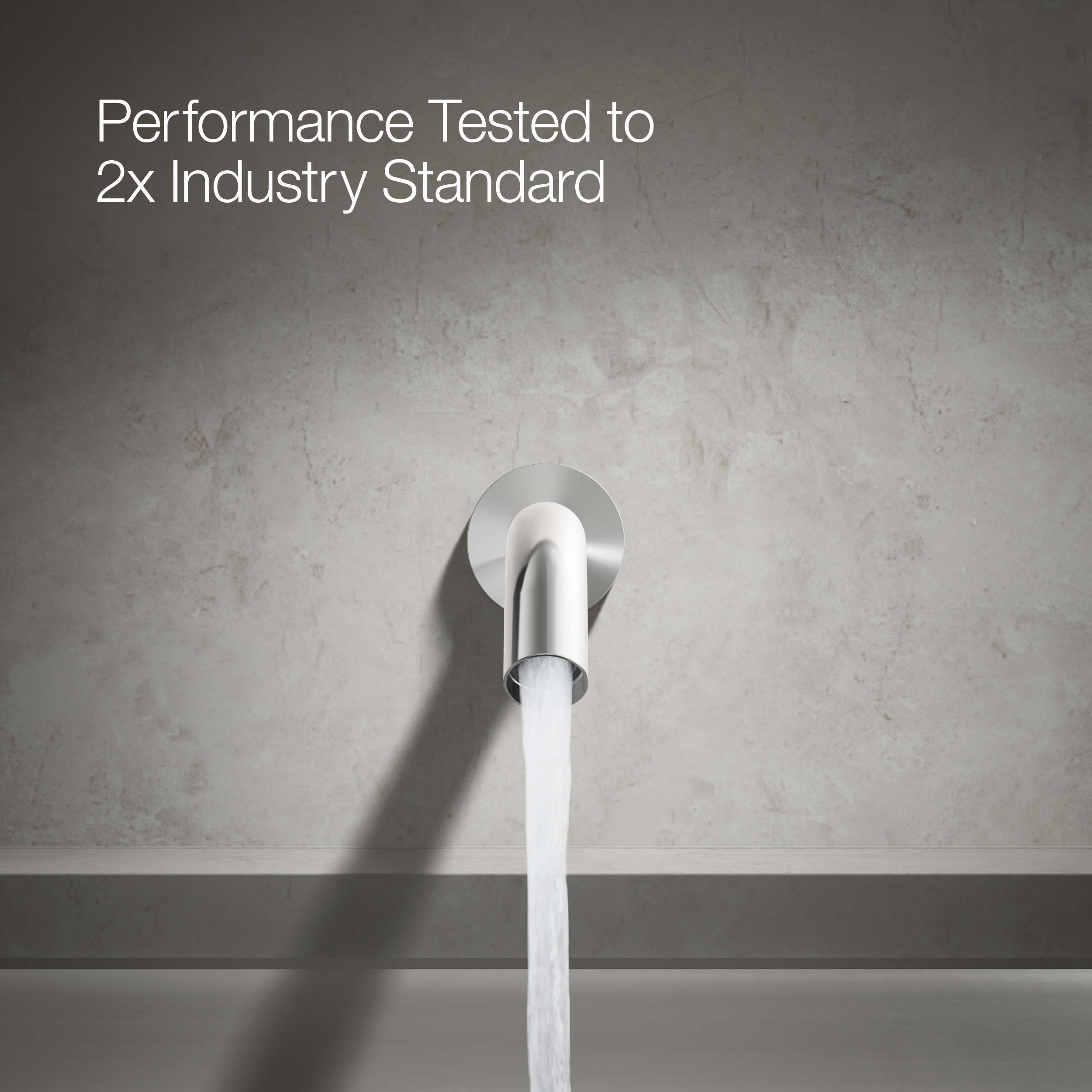 Caño para bañera de ajuste universal en cromo pulido KOHLER K-77999-CP