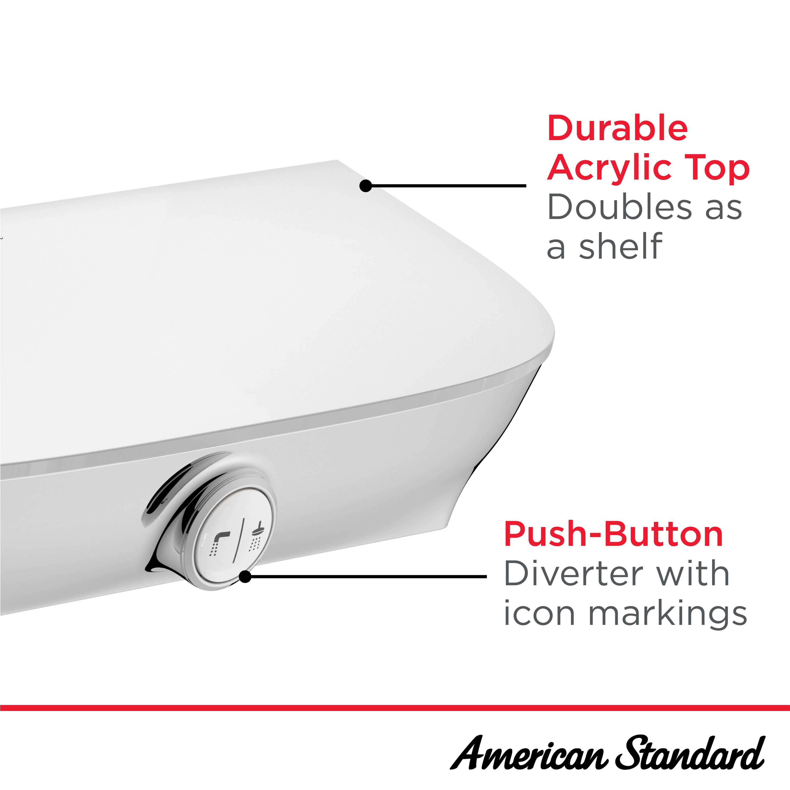 Surtidor de Bañera American Standard Aspirations Cromado 8888116.002