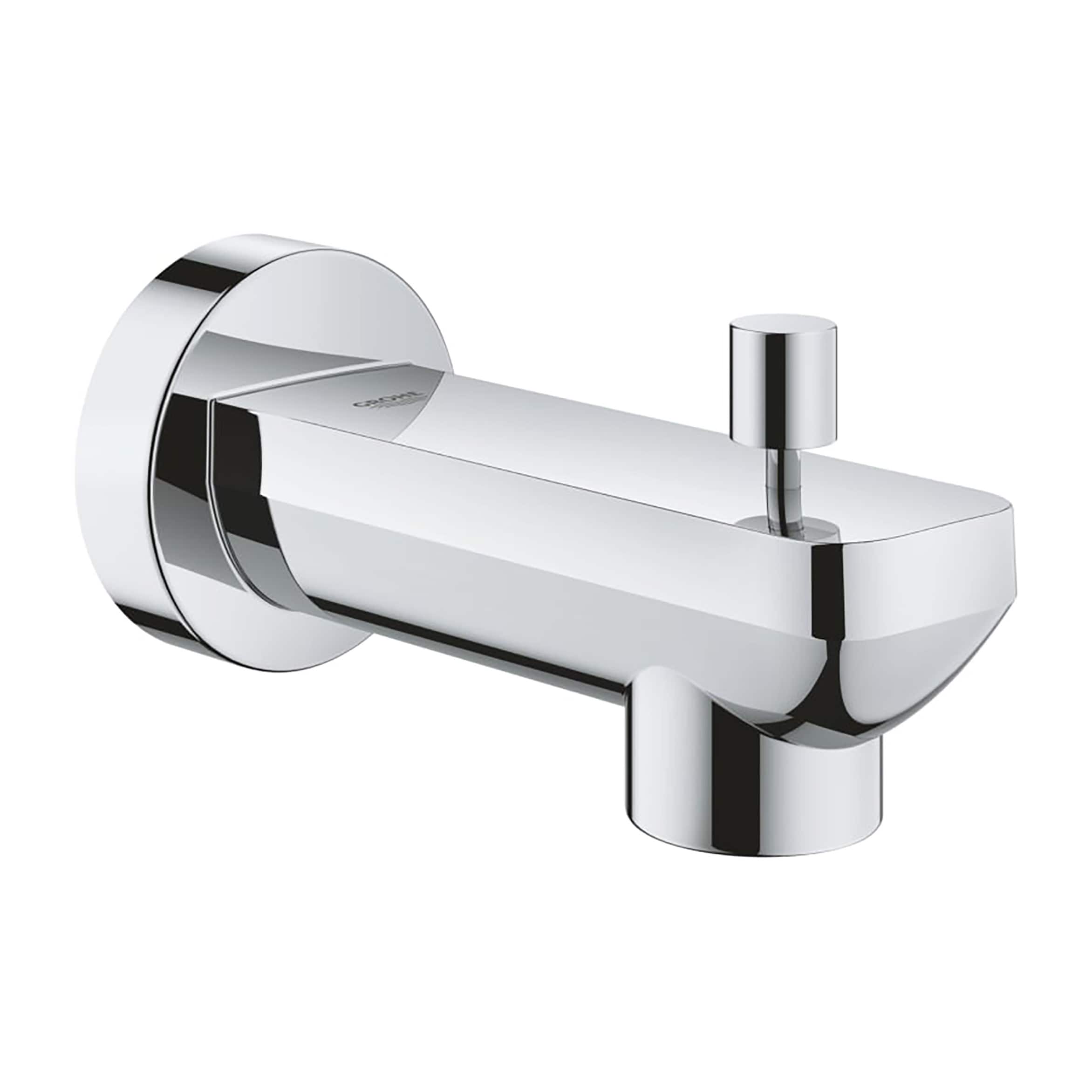 Caño de bañera con desviador de ajuste universal en cromo Starlight GROHE 13382001