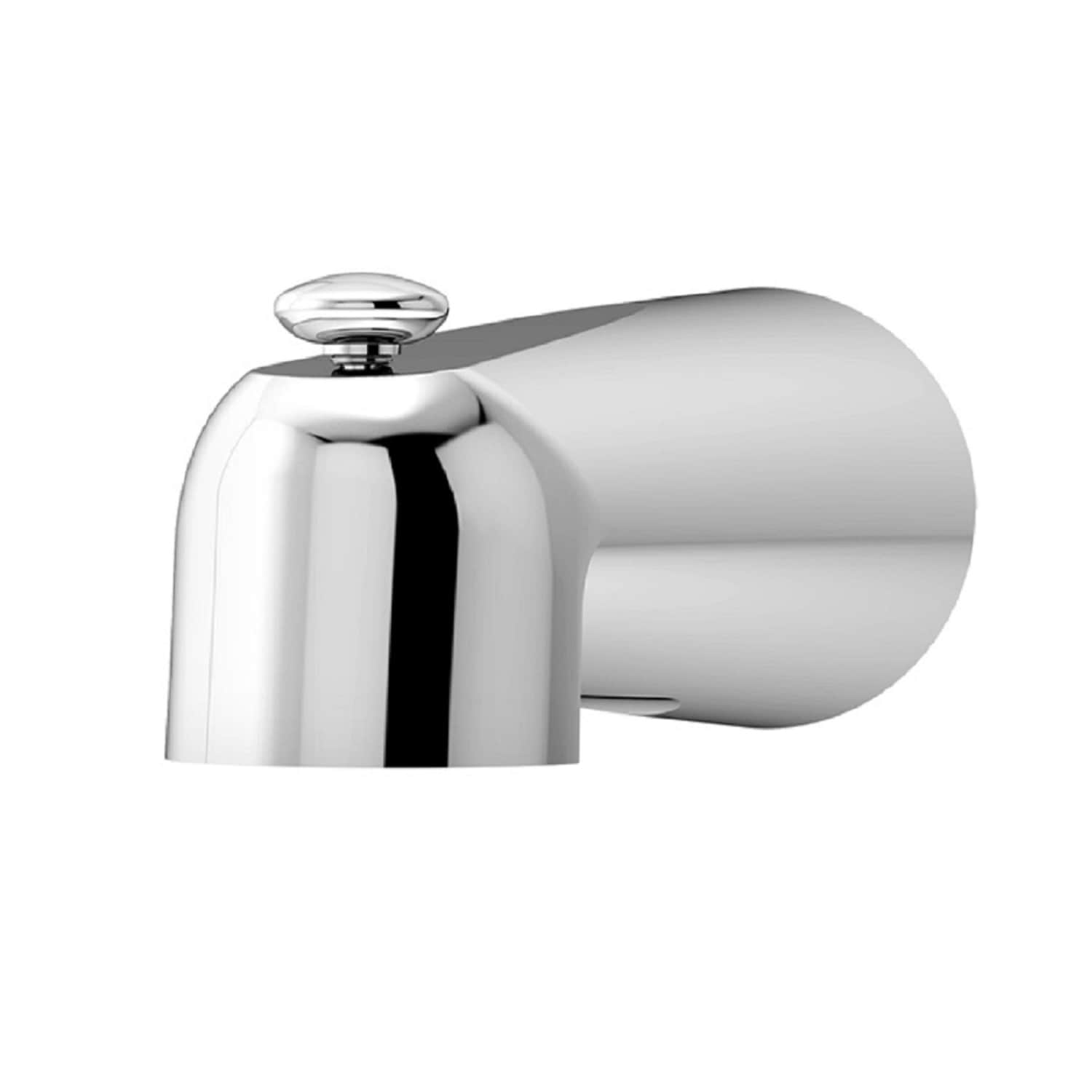 Caño de bañera universal cromado pulido con desviador Symmons 352TS