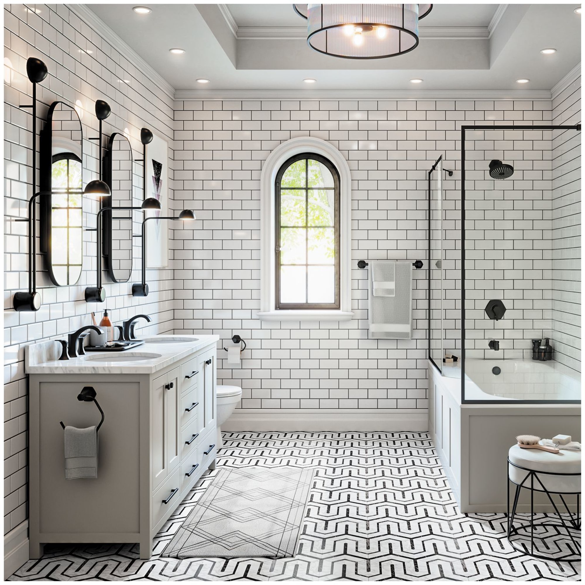 Caño de bañera con diverter cromado Hansgrohe Universal Fit 04815000