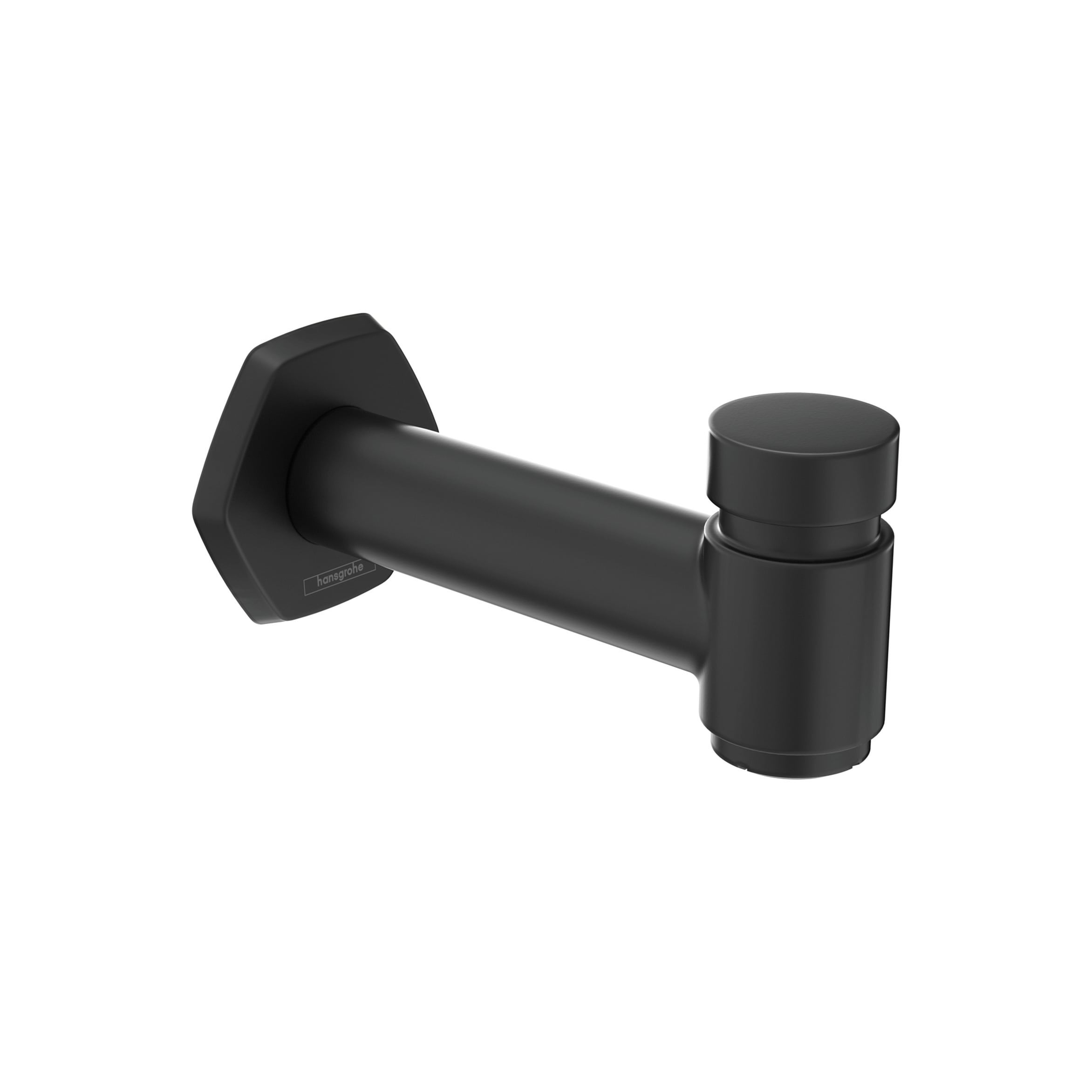 Boquilla para bañera en color negro mate de Hansgrohe con desviador universal 04815670
