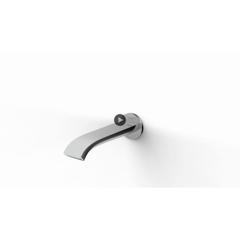 Caño de bañera de ajuste universal en negro mate de Hansgrohe 75410671
