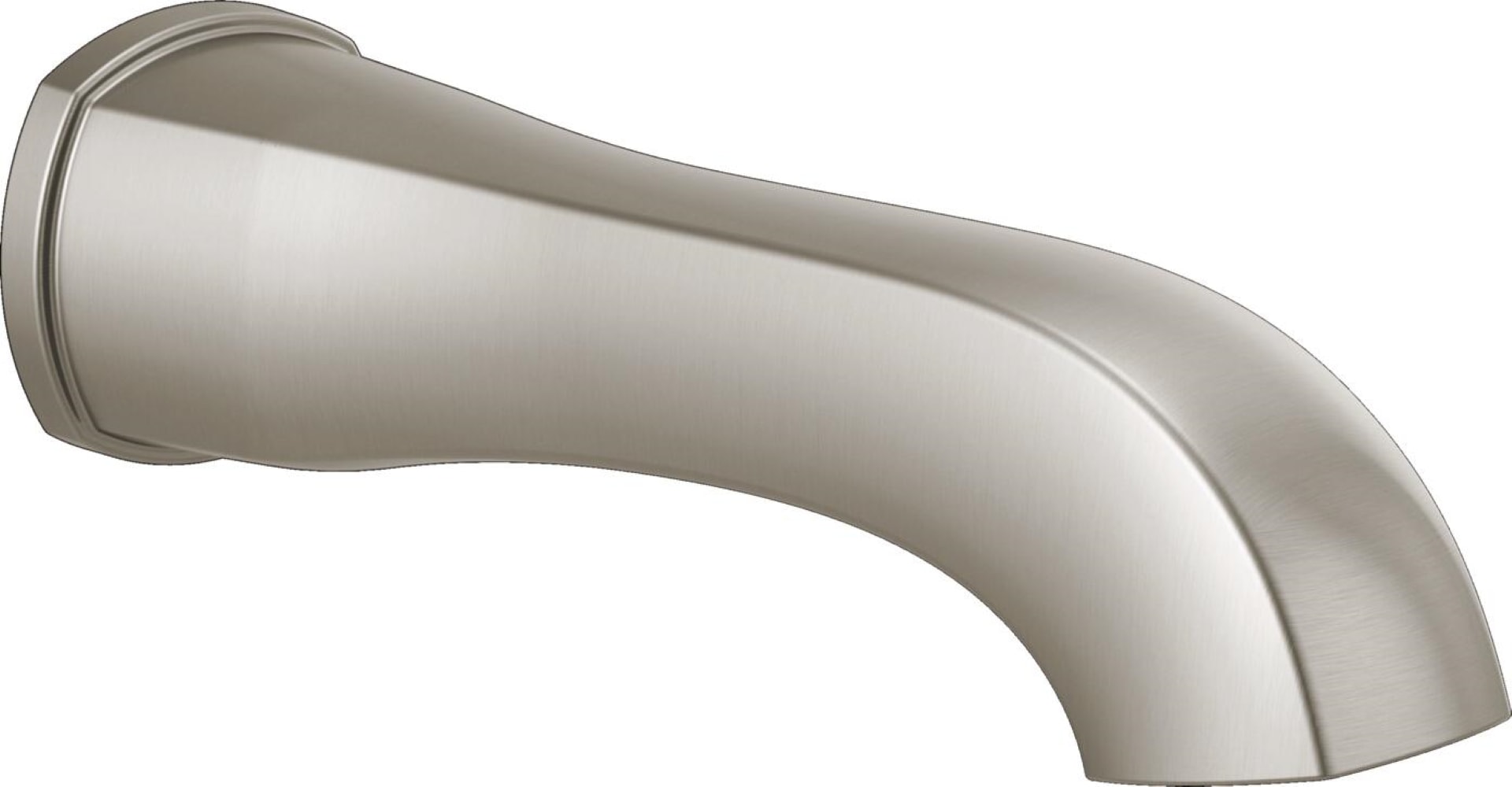 Boquilla de bañera universal de montaje en pared de acero inoxidable Lumicoat de Delta RP93377SSPR