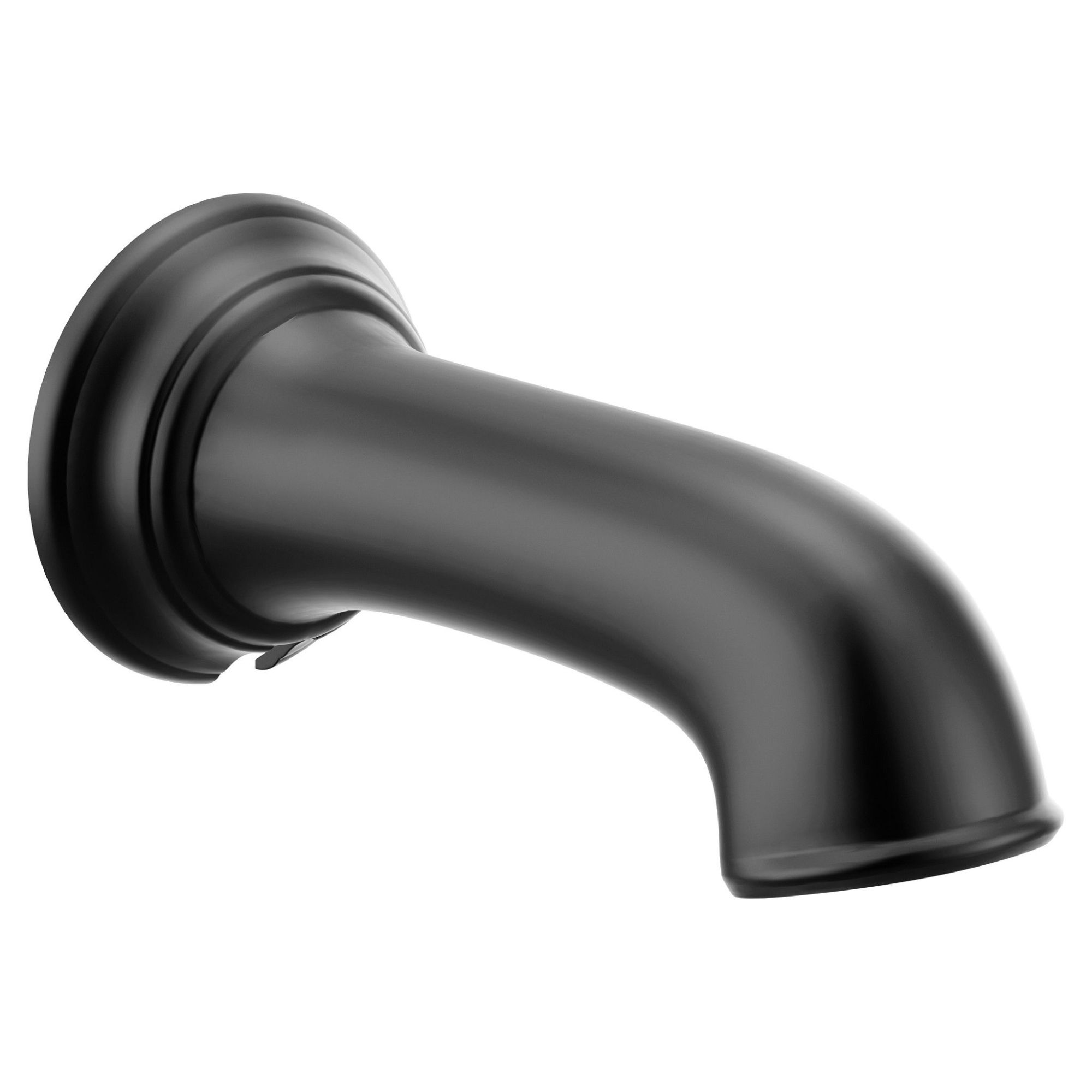 Caño de bañera para montaje en pared color negro mate de Moen
