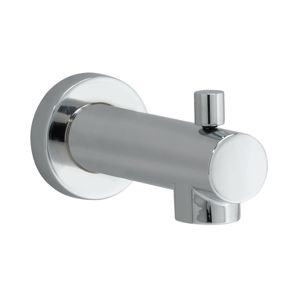 Caño de bañera con desviador de ajuste universal en cromo pulido American Standard (incluye rosetón) 8888087.002