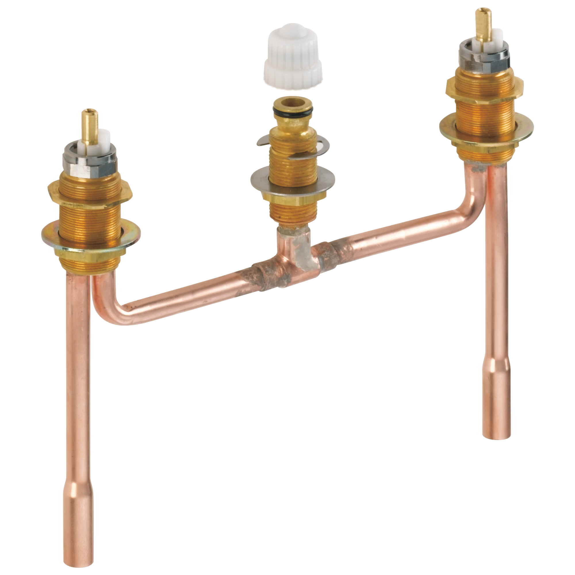 Válvula derivadora de latón de compresión de 1/2 pulgadas ID x 1/2 pulgadas OD Delta RP23601