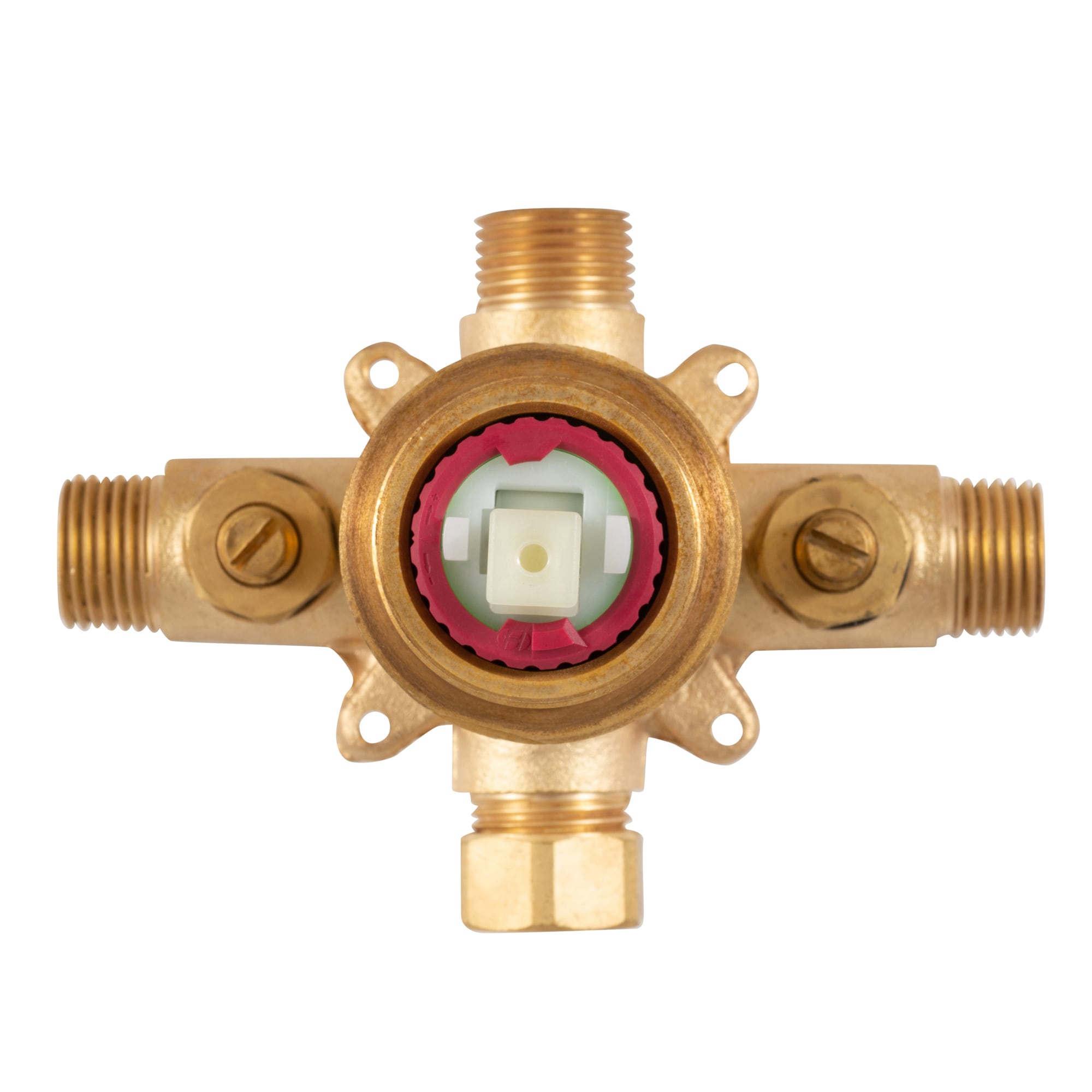 Válvula de equilibrio de presión de latón PULSE Tru-Temp 3/4" ID MNPT x 1/2" OD MNPT 3001-RIV-PB-ORB