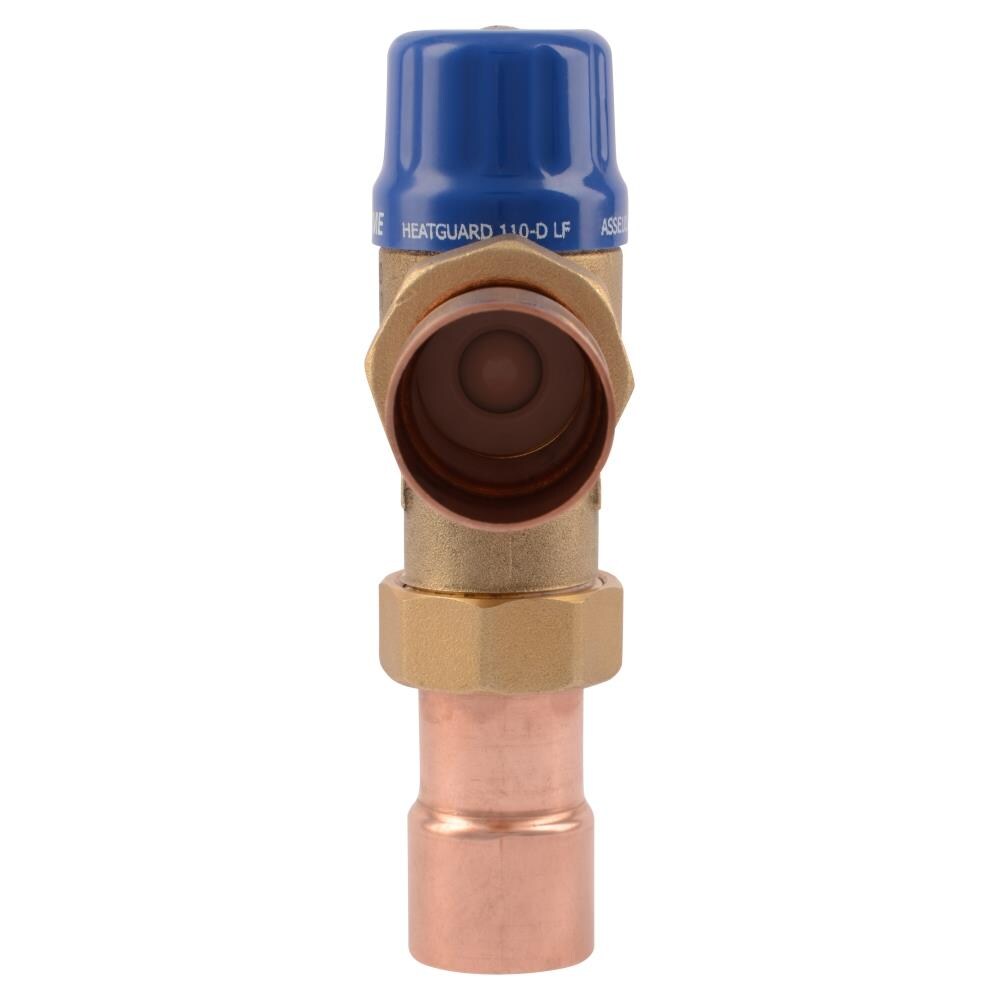Válvula mezcladora termostática de latón de 1 pulgada ID x 1 pulgada OD de sudor de cobre Cash Acme 24503