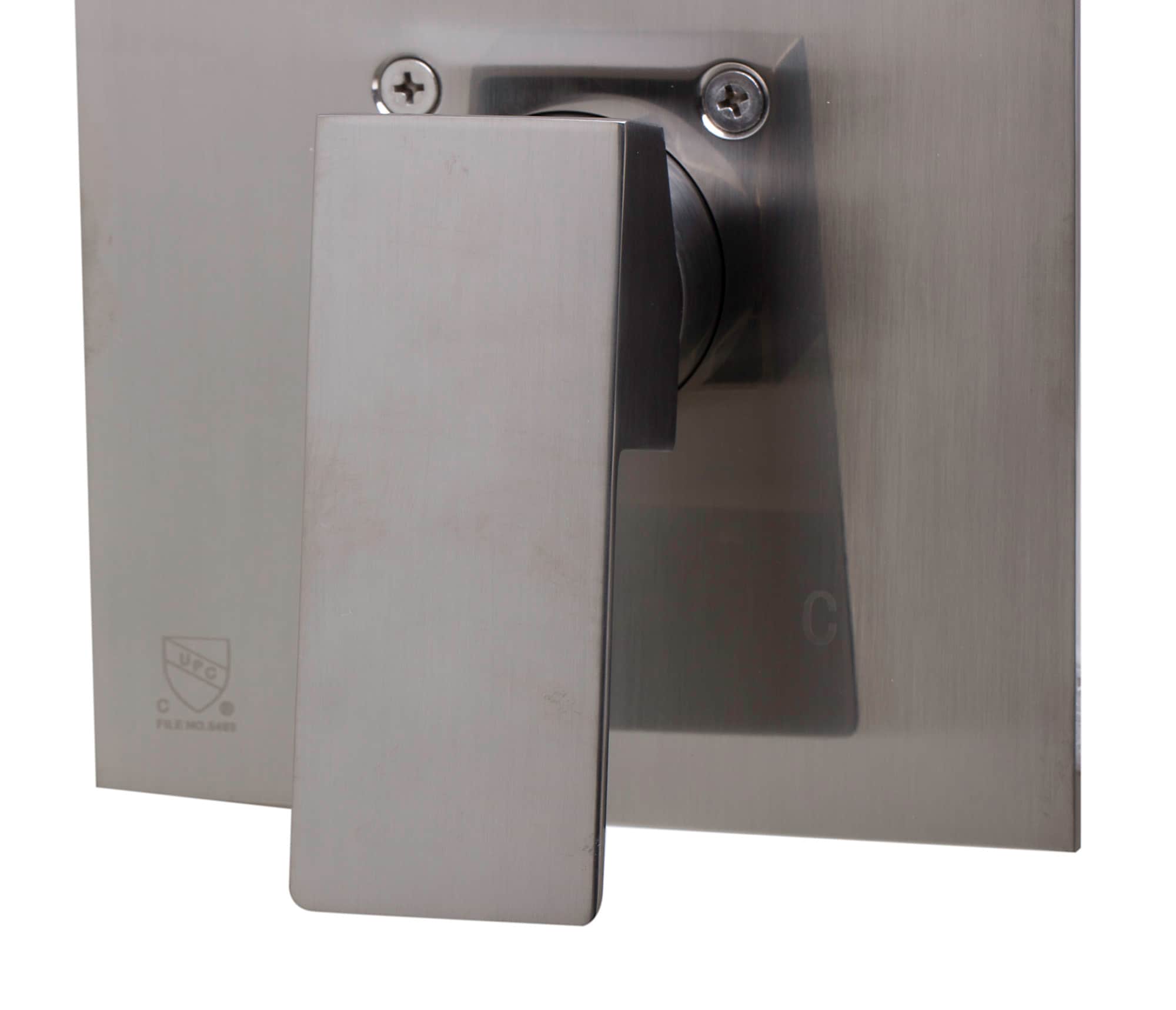 Válvula de control de volumen de latón ALFI ALFI marca 1/2 pulgada ID MNPT x 1/2 pulgada OD MNPT AB5501-BN