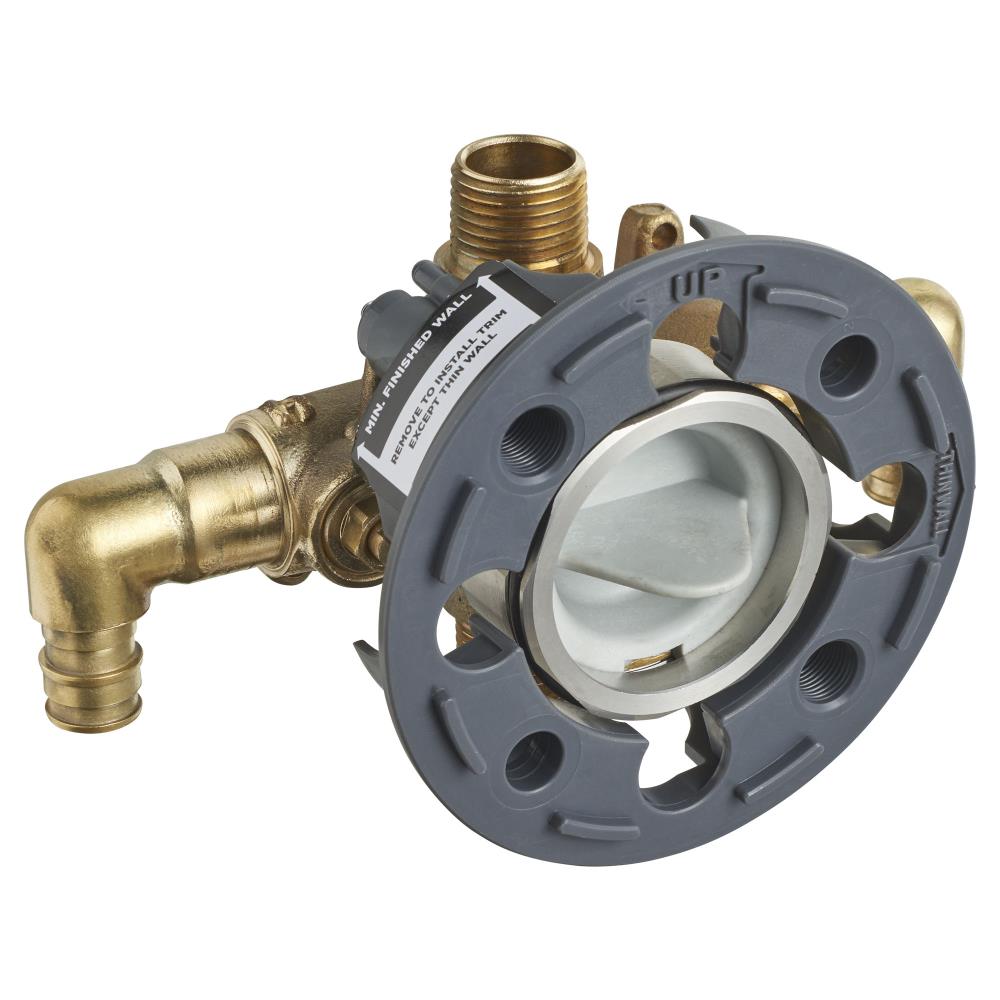 Válvula de latón para regadera Flash de American Standard con conexión de cobre de 1/2 pulgada ID x 1/2 pulgada OD RU108ESS