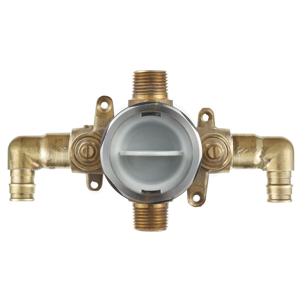 Válvula de latón para regadera Flash de American Standard con conexión de cobre de 1/2 pulgada ID x 1/2 pulgada OD RU108ESS
