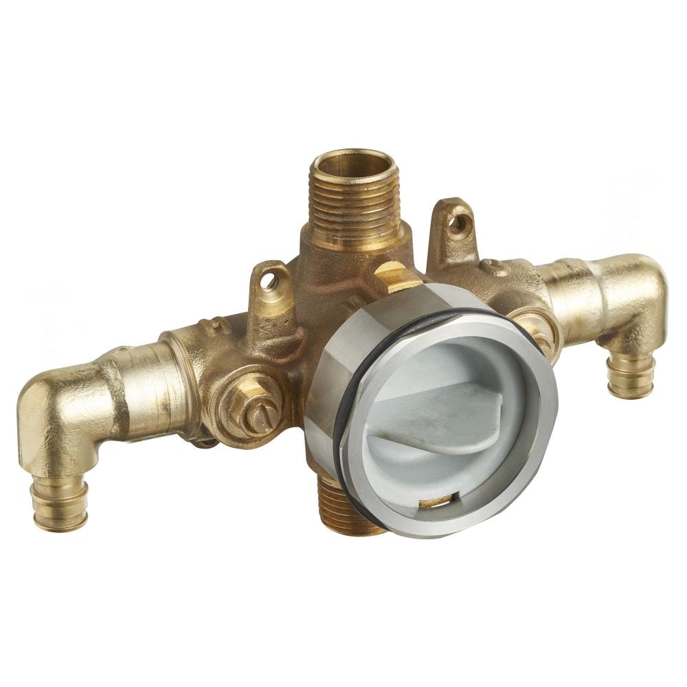 Válvula de latón para regadera Flash de American Standard con conexión de cobre de 1/2 pulgada ID x 1/2 pulgada OD RU108ESS