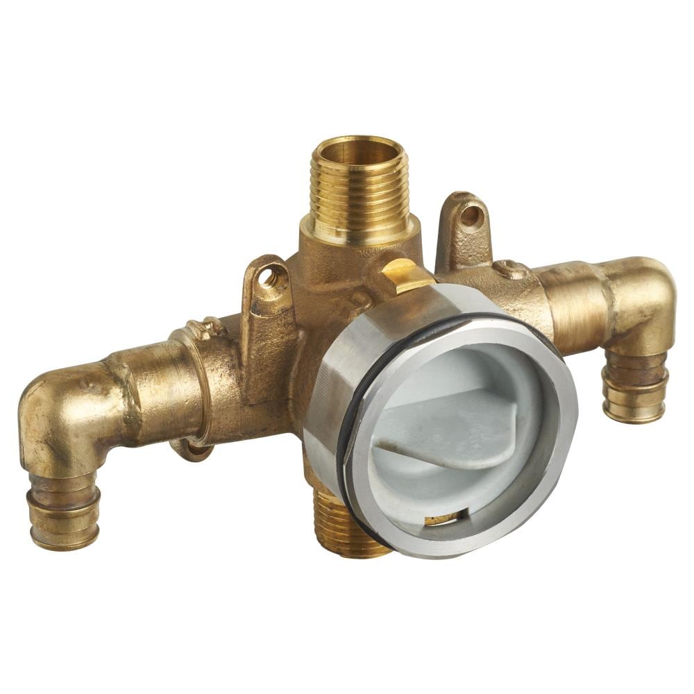 Válvula de ducha de latón American Standard Flash 1/2 pulgadas ID cobre al sudar x 1/2 pulgadas OD cobre al sudar RU108E