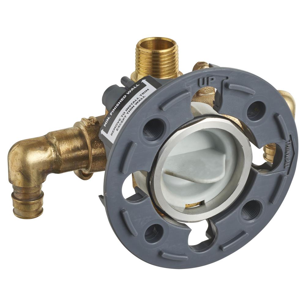 Válvula de ducha de latón American Standard Flash 1/2 pulgadas ID cobre al sudar x 1/2 pulgadas OD cobre al sudar RU108E