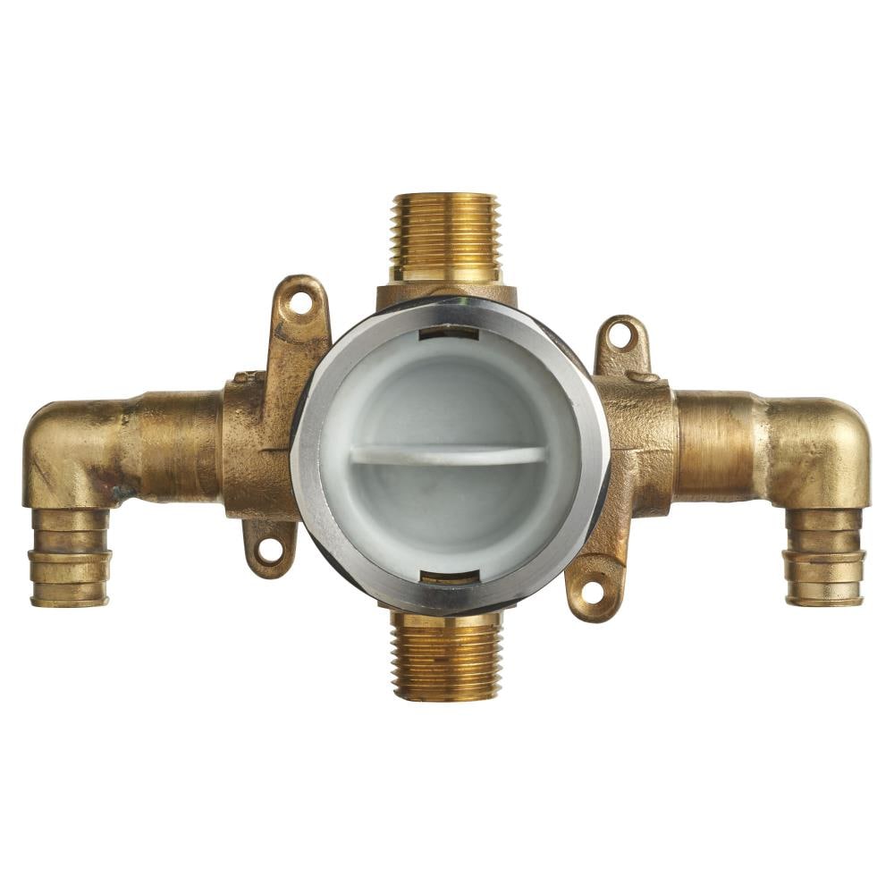 Válvula de ducha de latón American Standard Flash 1/2 pulgadas ID cobre al sudar x 1/2 pulgadas OD cobre al sudar RU108E