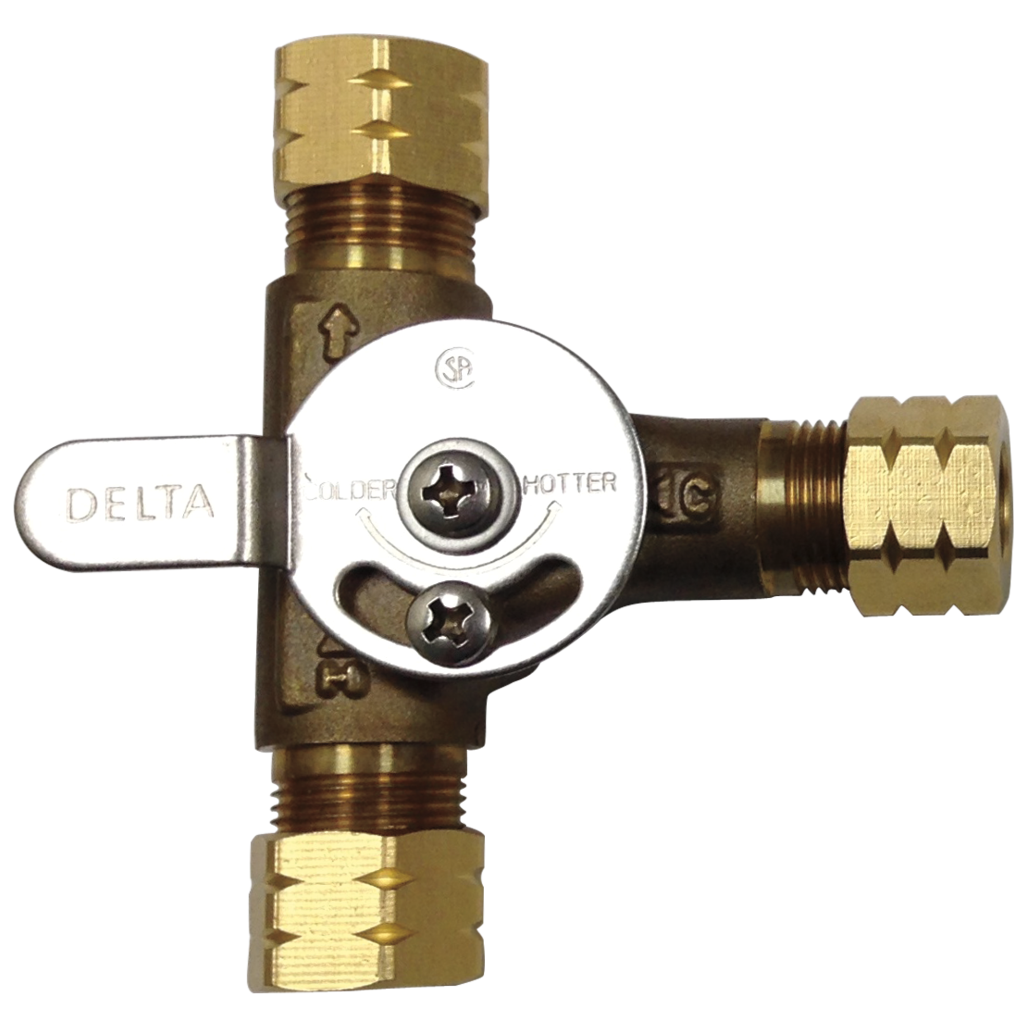 Válvula de regadera de latón de 3/8 pulgadas de diámetro interno_DELTA R2910-MIXLF
