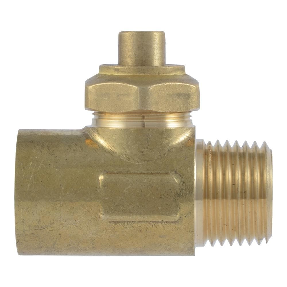 Válvula de desviador de latón SharkBite de 1/2 pulgadas ID FIP x 1/2 pulgadas OD MIP - SDVS12F12MZ