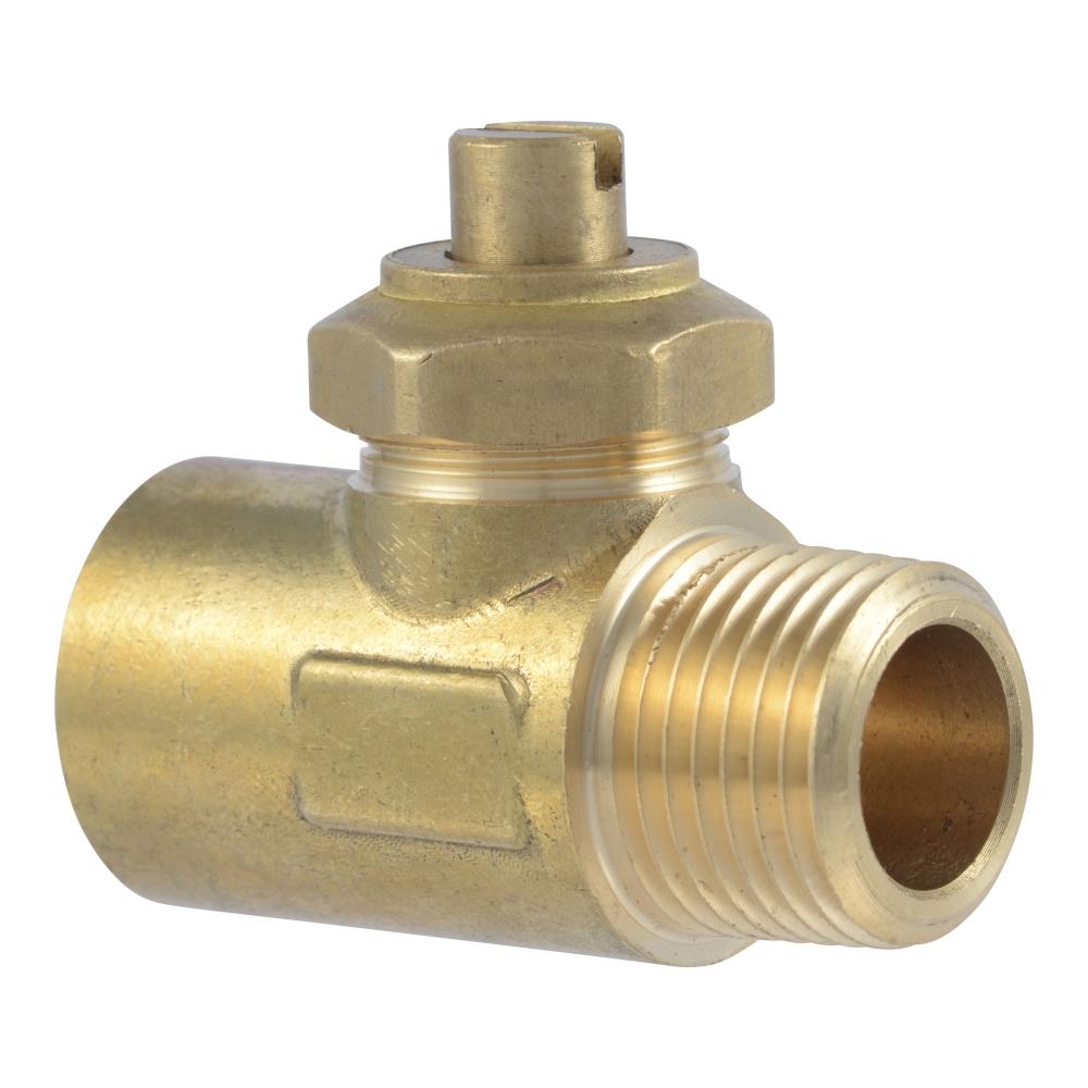 Válvula de desviador de latón SharkBite de 1/2 pulgadas ID FIP x 1/2 pulgadas OD MIP - SDVS12F12MZ