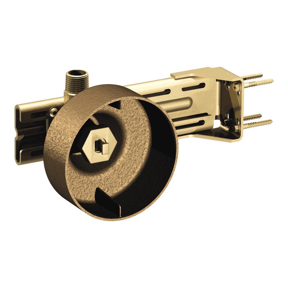 Rociador de cuerpo Moen para instalación áspera de tubería de hierro de 1/2 pulgada ID x 1/2 pulgada OD, Válvula de montaje en pared de latón S1300