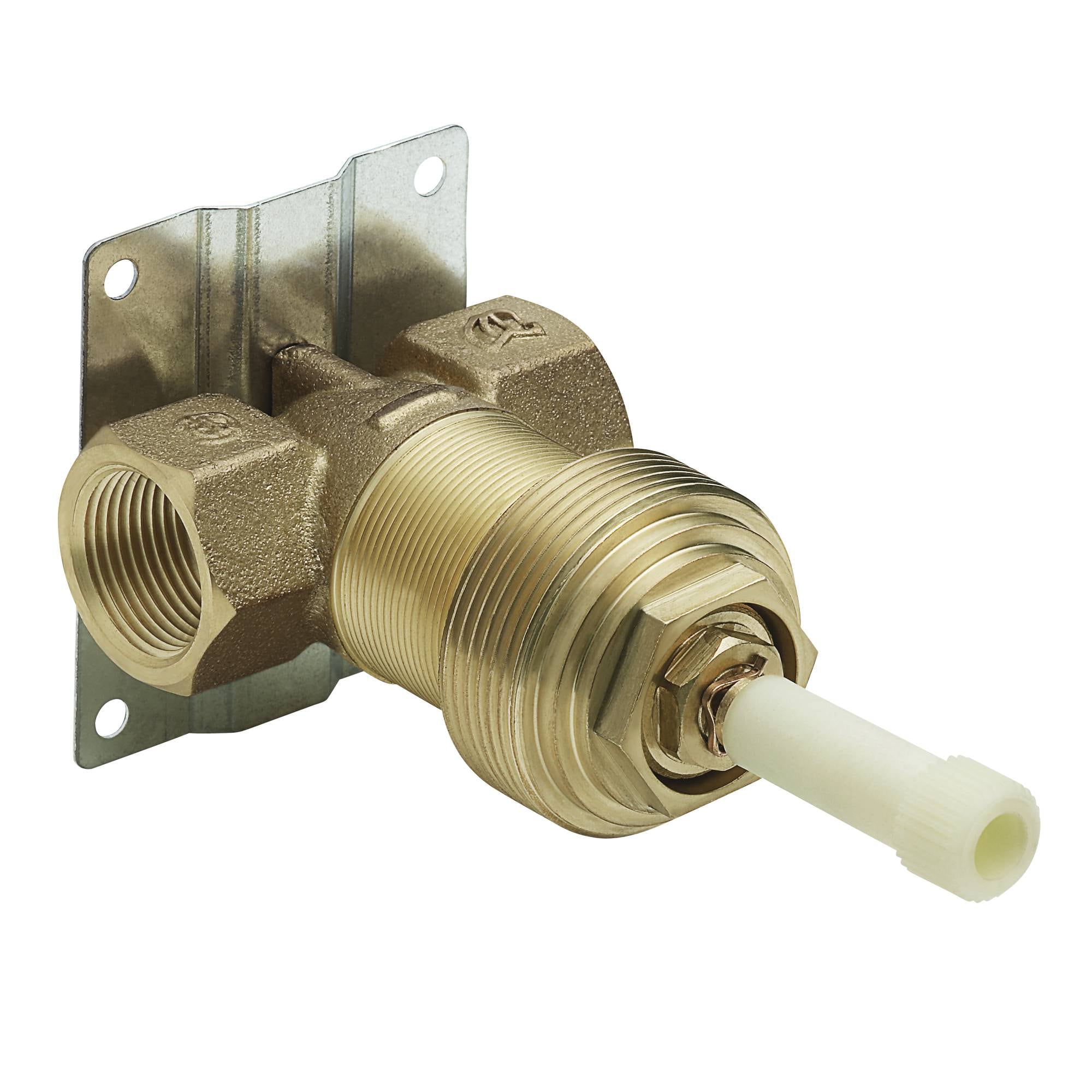 Válvula de control de volumen de latón Moen M-Pact 3/4 pulgadas ID Compresión x 3/4 pulgadas OD Rosca para manguera