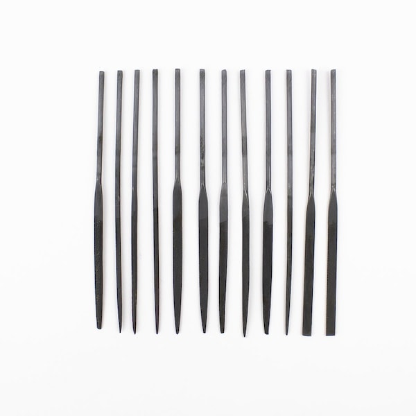 Excel Blades Assorted Needle File Set, 5.75" Cut #2 Hobby Jewelry Set, 12pcs. 12pk - 55607