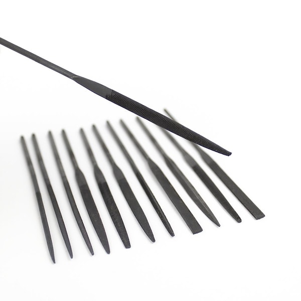 Excel Blades Assorted Needle File Set, 5.75" Cut #2 Hobby Jewelry Set, 12pcs. 12pk - 55607