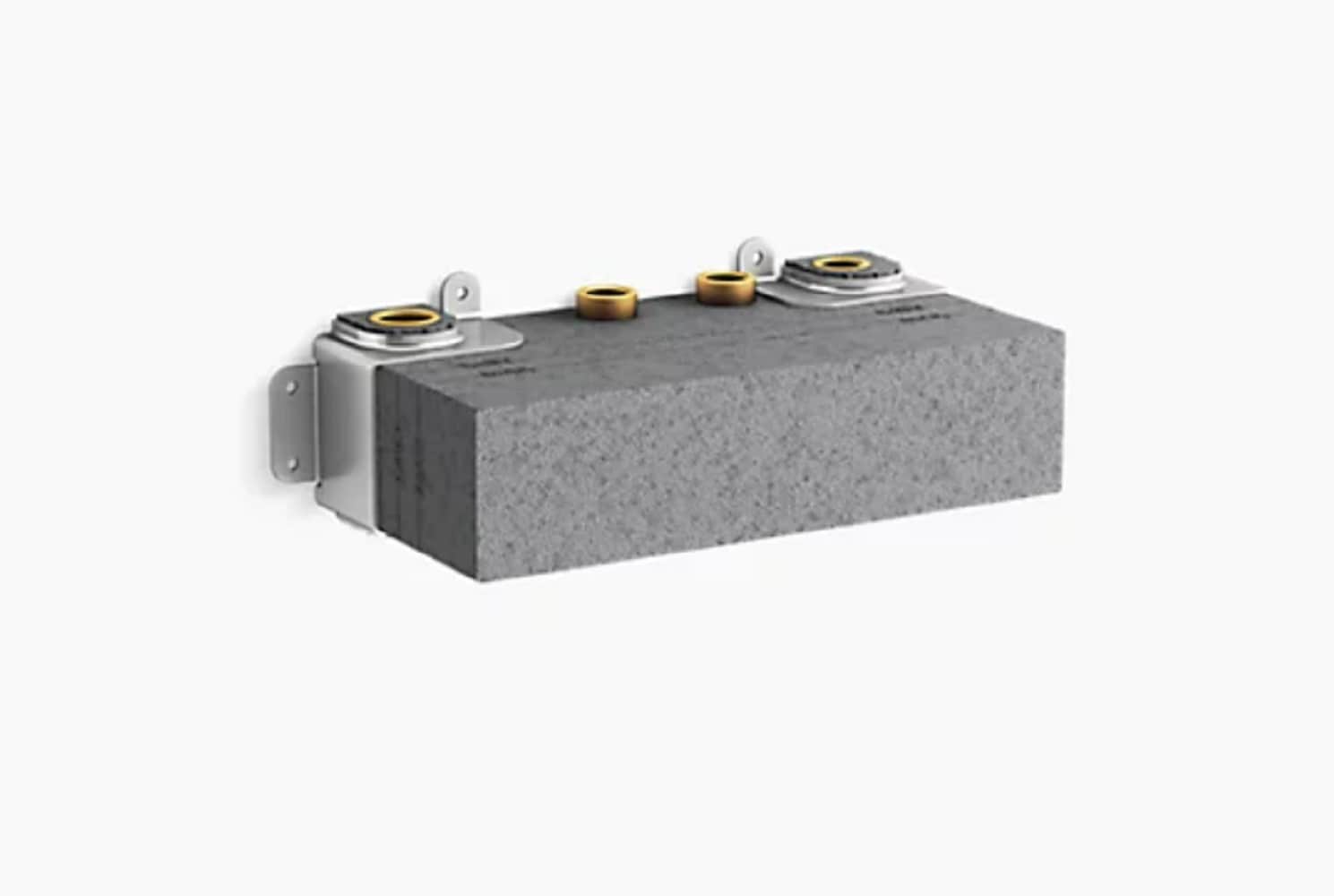 Válvula mezcladora termostática de latón KOHLER Anthem 3/4 pulgadas ID FNPT x 1/2 pulgadas OD FNPT K-26341-NA.
