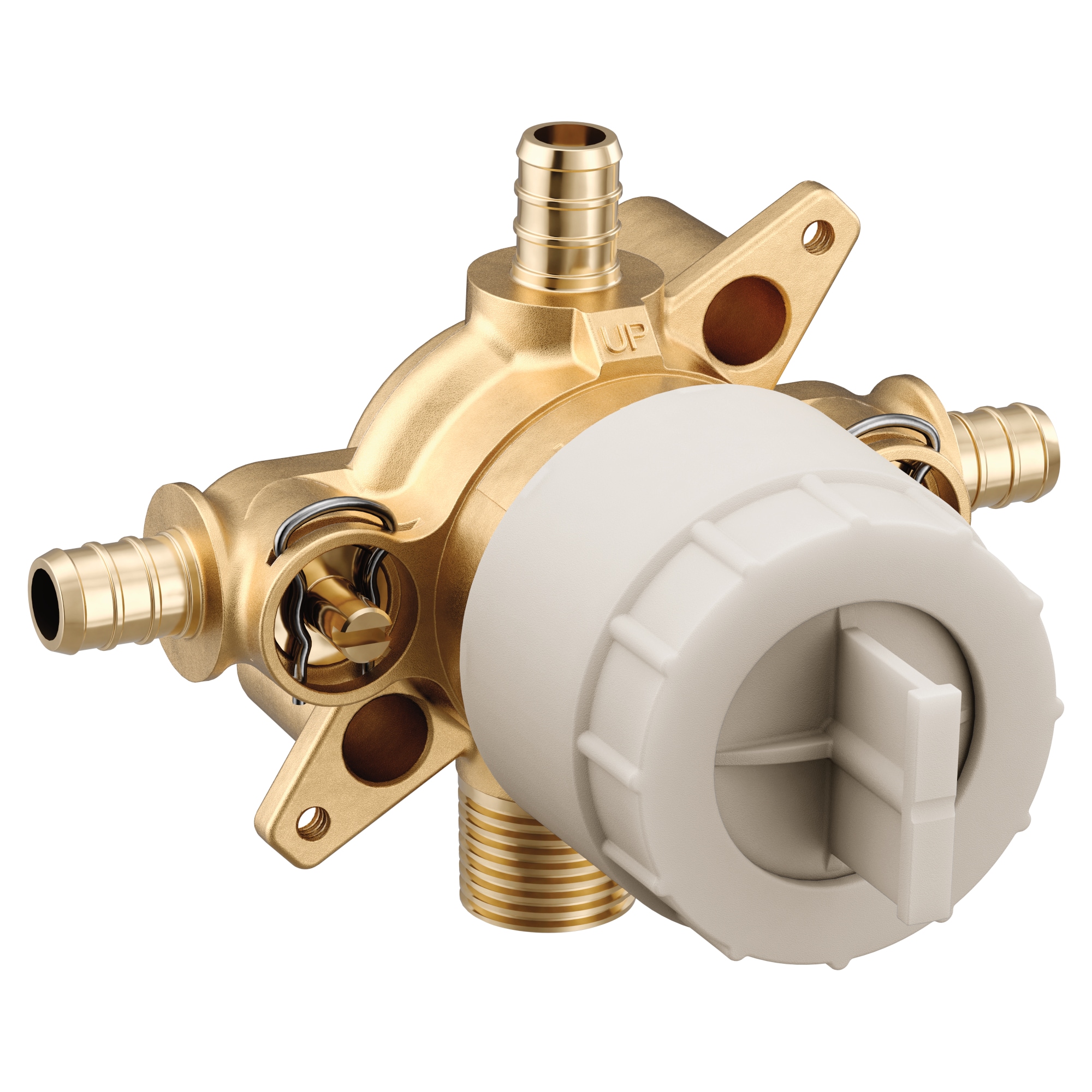 Válvula Mezcladora de Latón de Compresión Moen M-Core 1/2 pulgadas ID PEX x 1/2 pulgadas OD U140XS