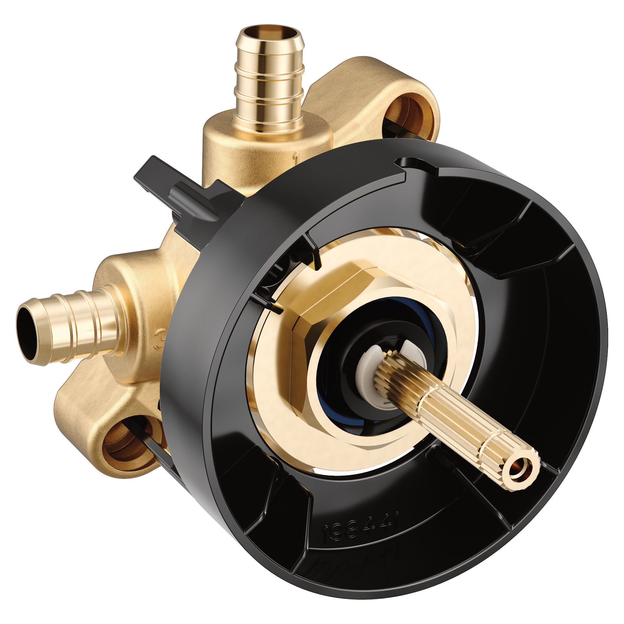 Válvula de transferencia de latón Moen M-core de 1/2 pulgadas ID PEX x 1/2 pulgadas OD PEX