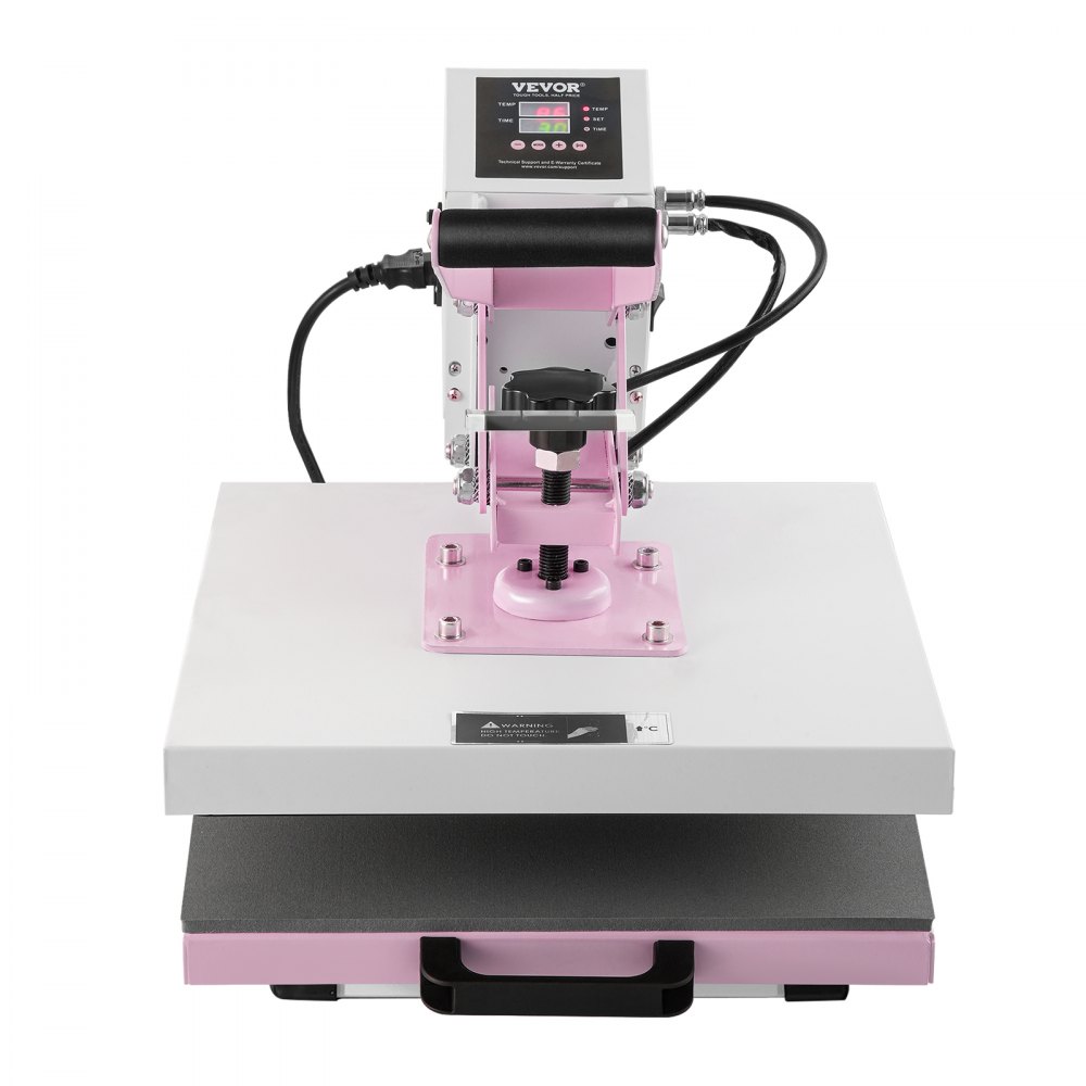VEVOR Heat Press Machine 15x15 in Slide Out Heat Transfer Machine T-Shirts Pink - AYPBSTHJP15152NXKV1
