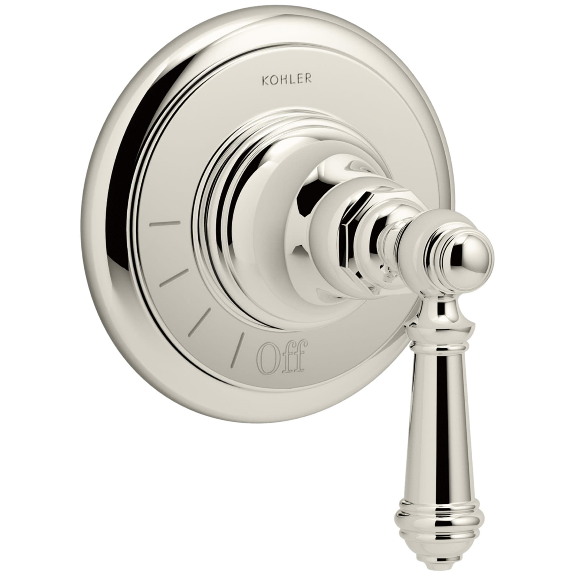 Mango de grifo para regadera en Níquel Pulido Brillante Vibrante KOHLER T72771-4-SN