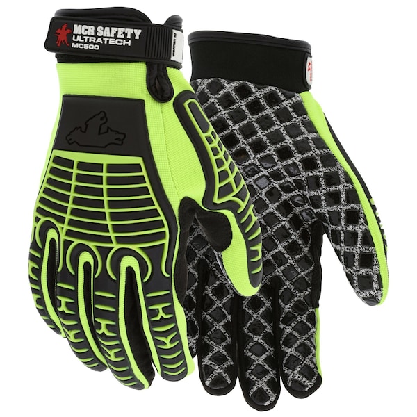 Guantes de seguridad Mcr, UltraTech Multi-Task CutPro con silicona, M - MC500M
