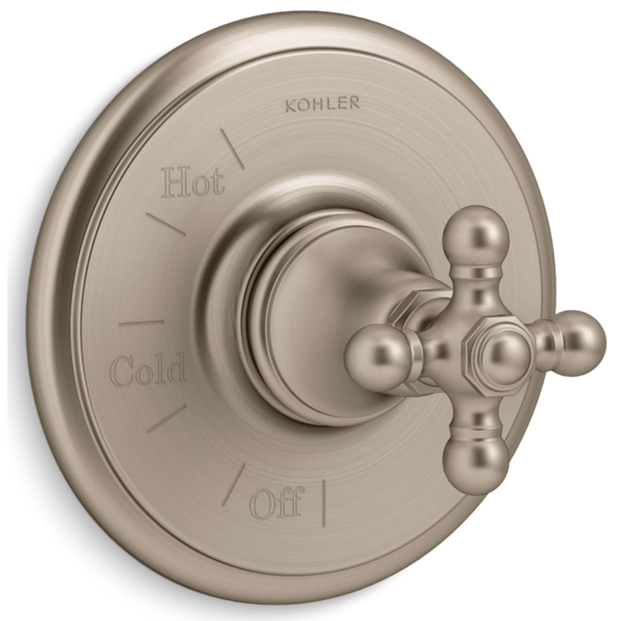 Mango de la llave de la regadera en Bronce Cepillado Vibrante KOHLER TS72767-3-BV