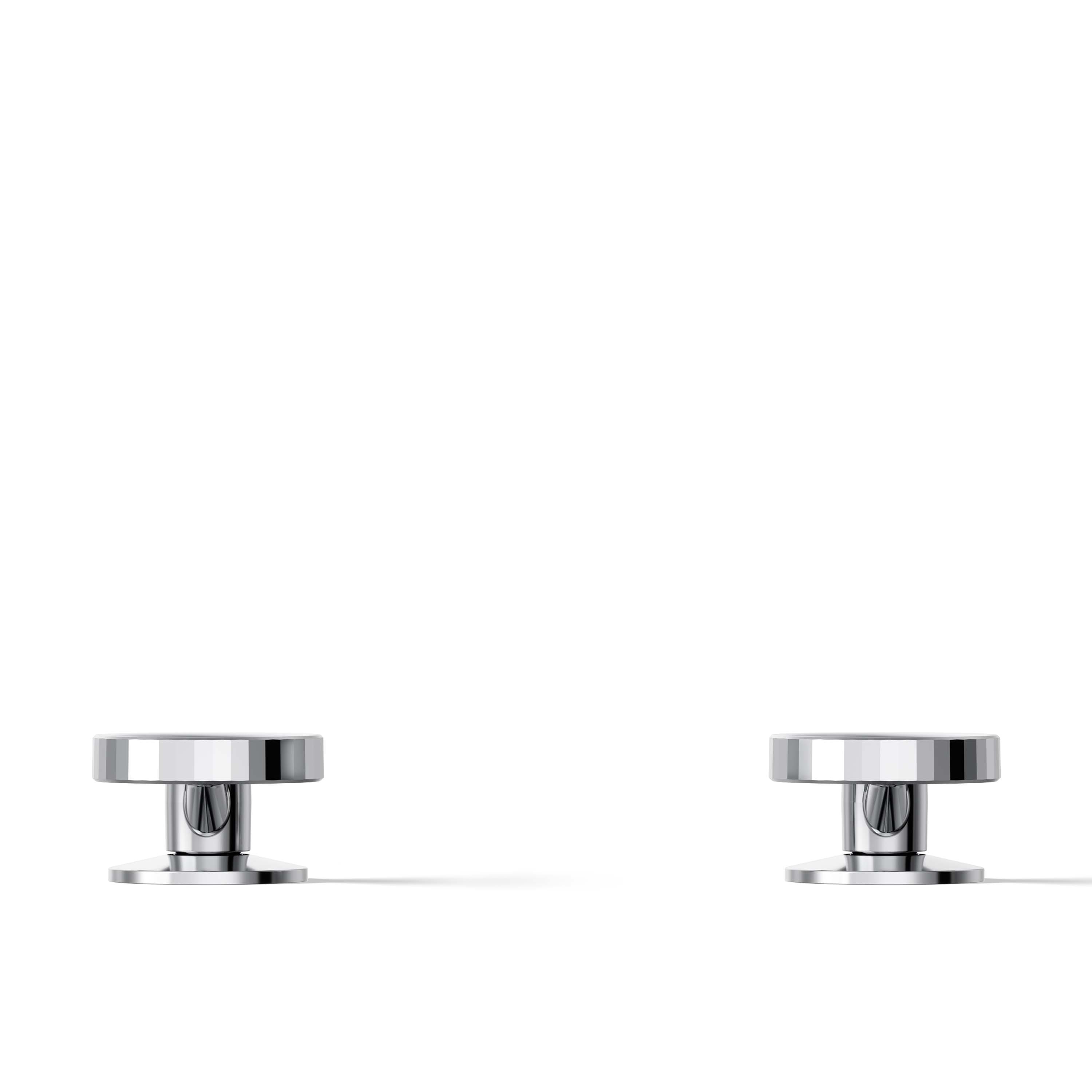 Manija de llave de grifo de lavabo de baño de cromo pulido de KOHLER, 2 unidades