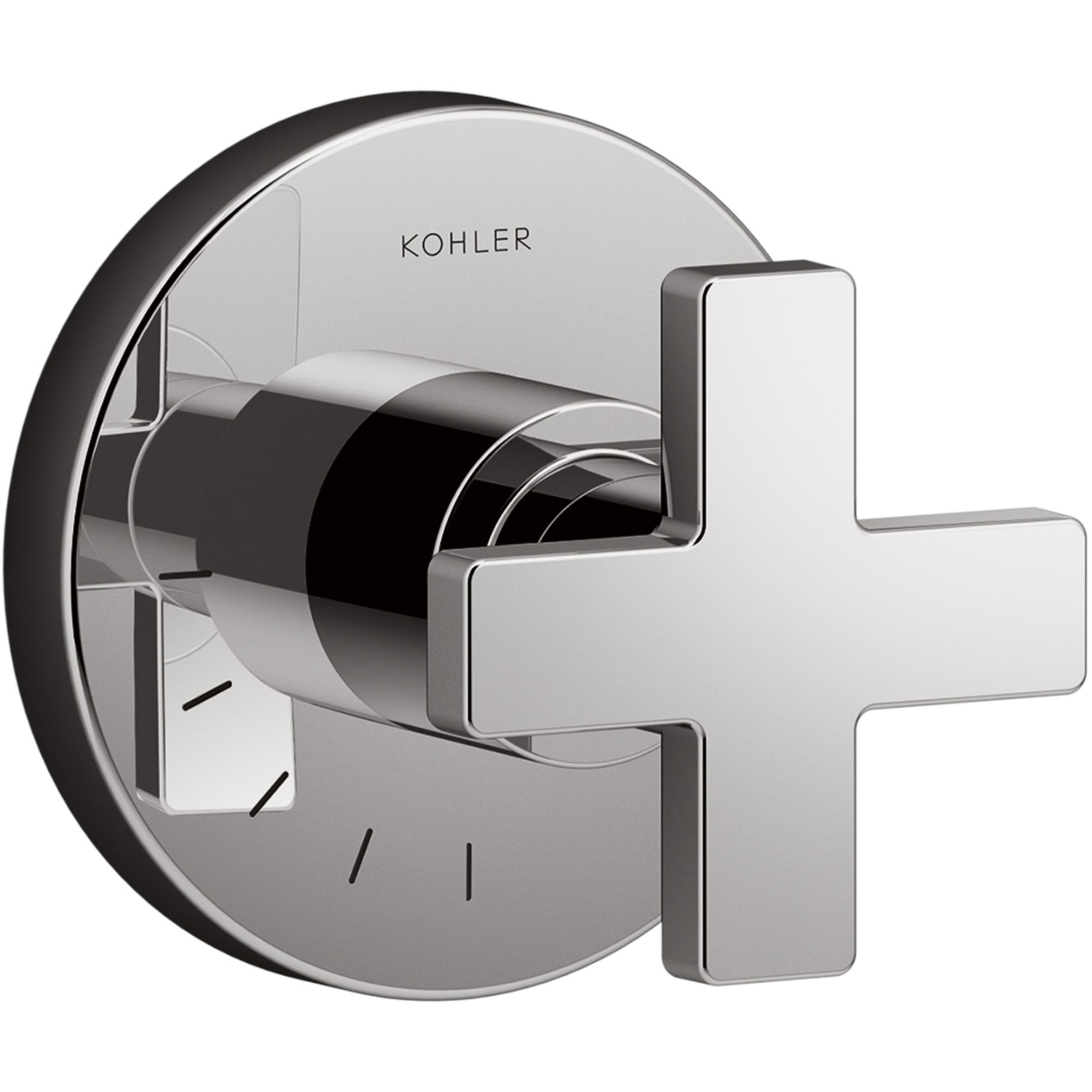 Mango de llave de la regadera cruzado de titanio vibrante KOHLER K-T73135-3-TT