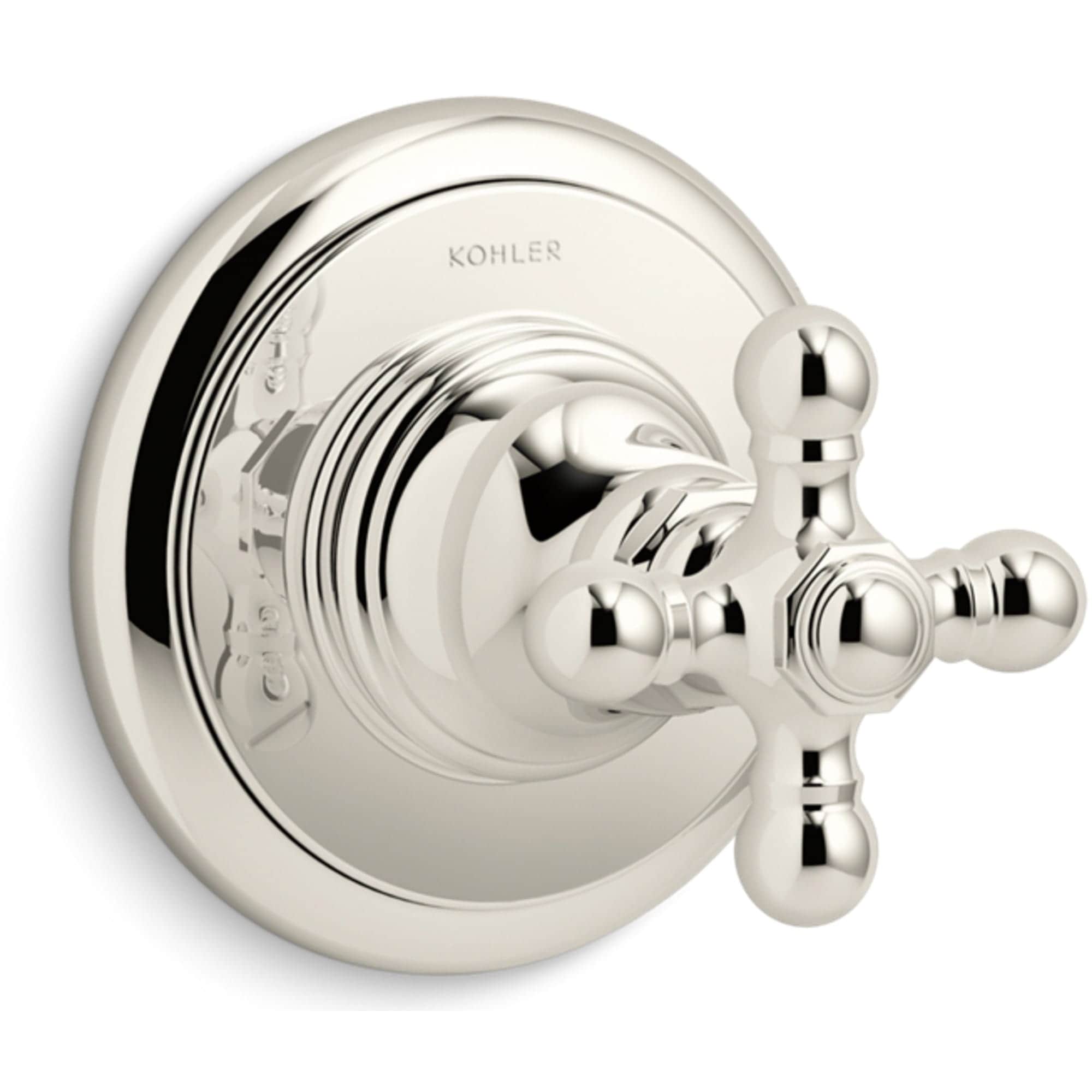 Mango de llave de regadera cruzada de níquel pulido vibrante de KOHLER K-T72770-3-SN