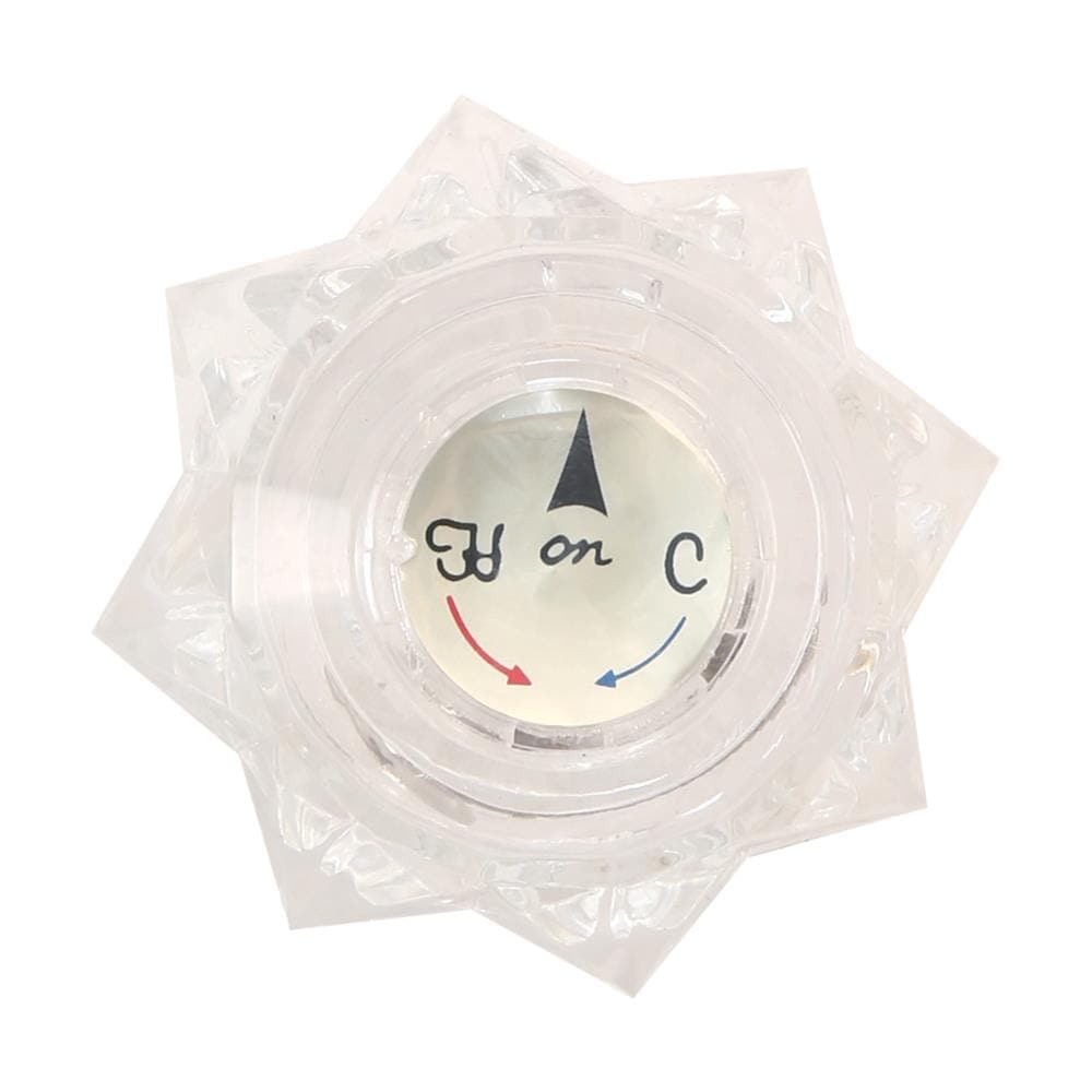 Mango de grifo para regadera de acrílico transparente de una sola manija Danco 88439