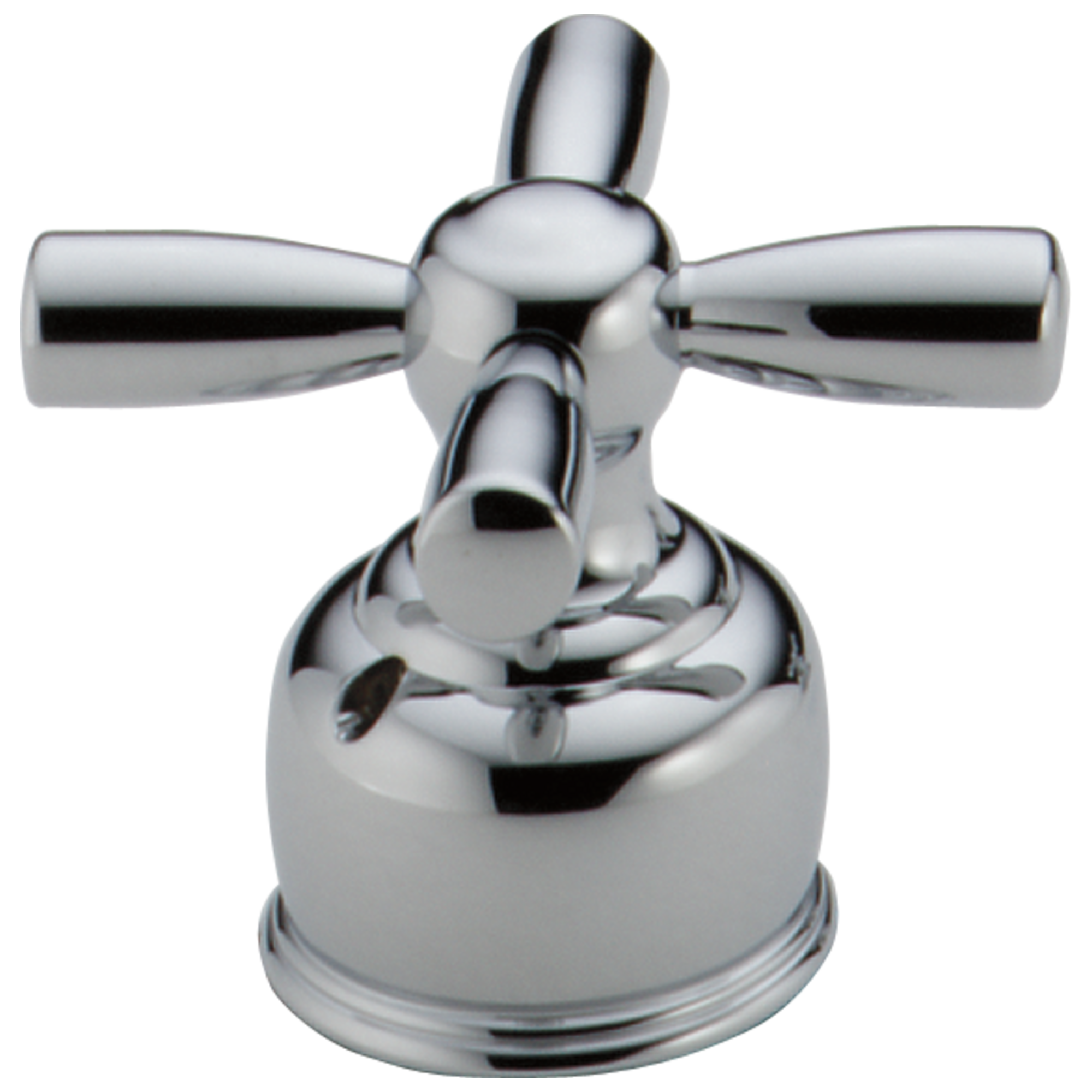 Grifo de Lavabo con Dos Manijas Cruzadas cromadas de Delta - Paquete de 2 Mangos H66