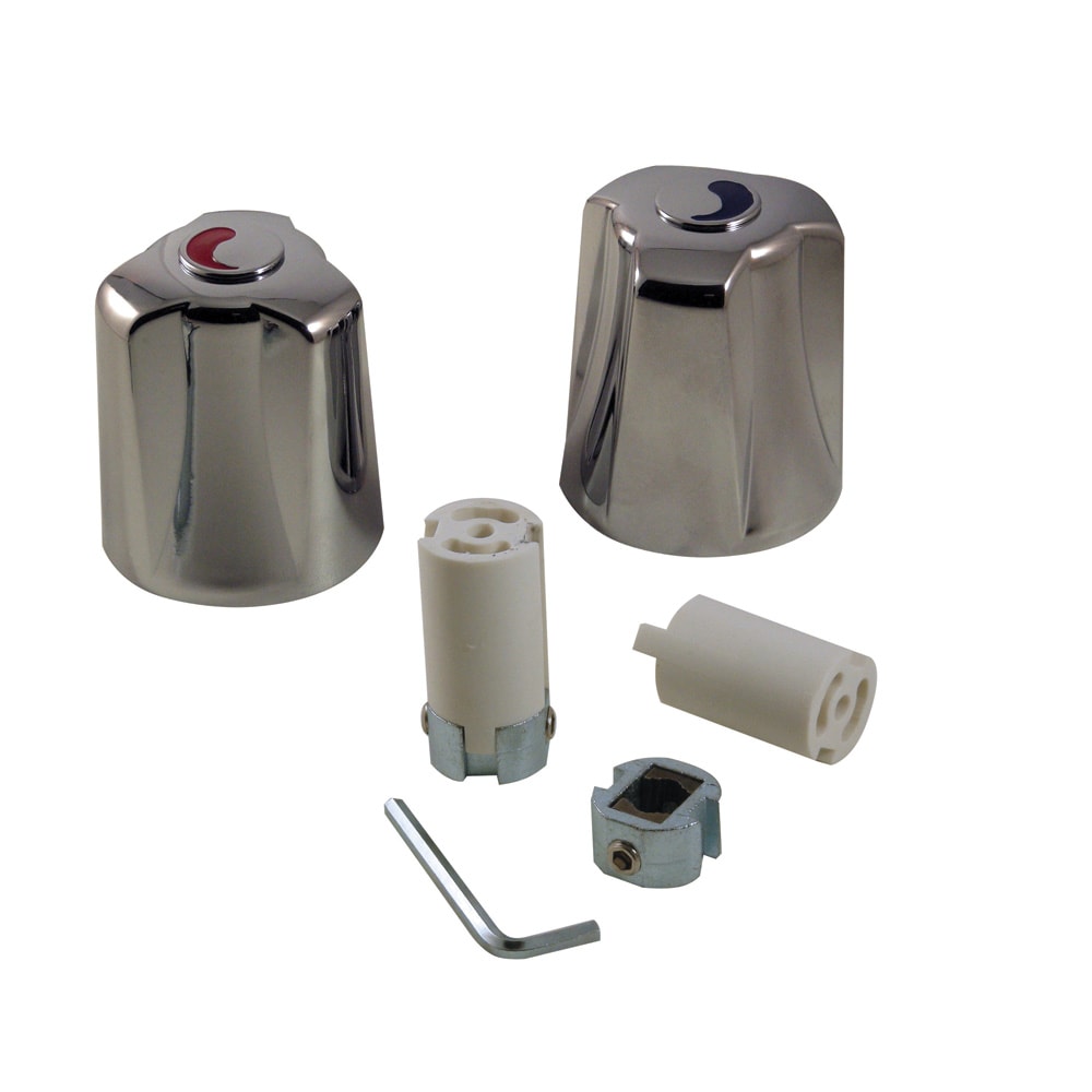 Manija de grifo para lavabo con 2 manijas cromadas de Danco - Paquete de 2