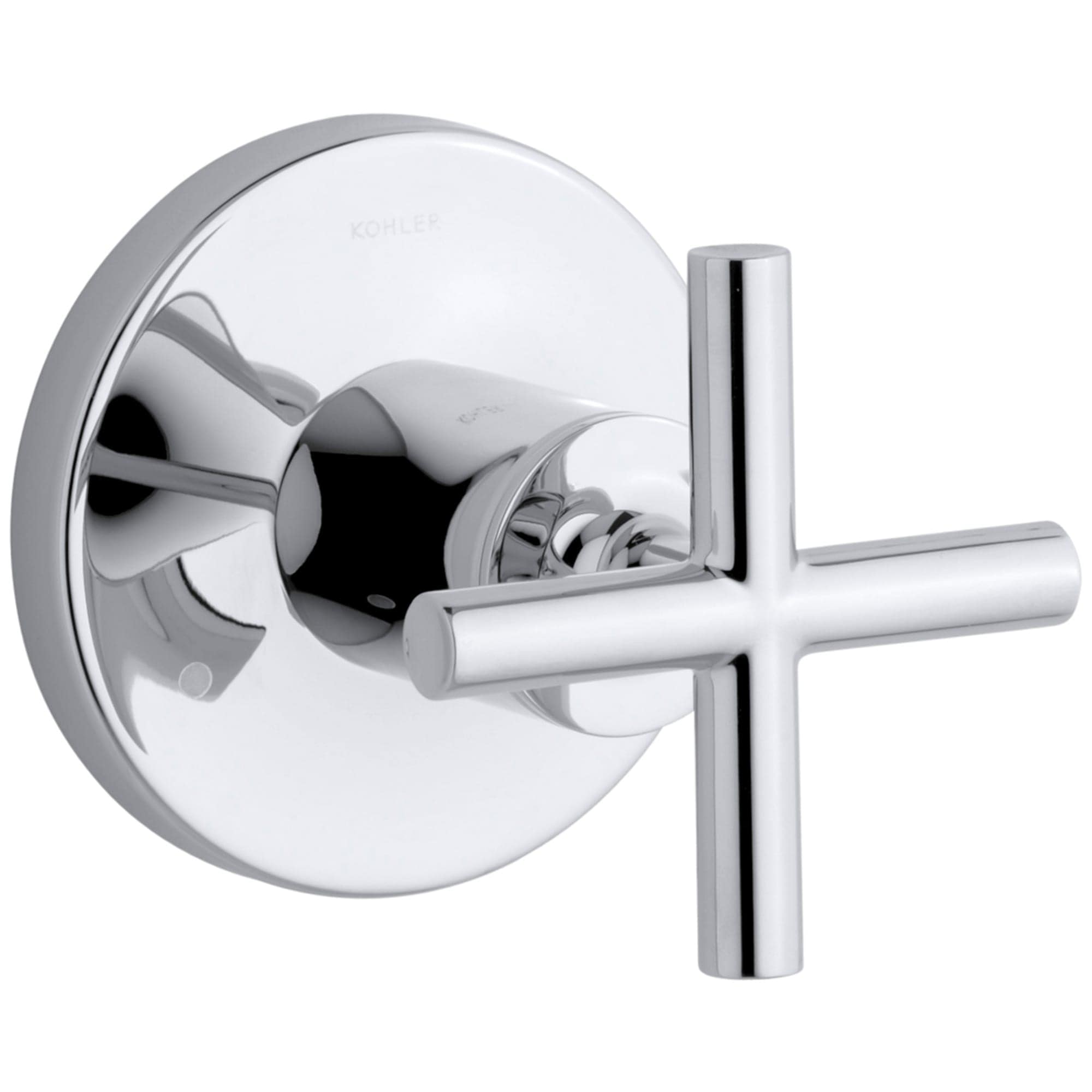Mango de llave de regadera en cruz de cromo pulido KOHLER T14491-3-CP