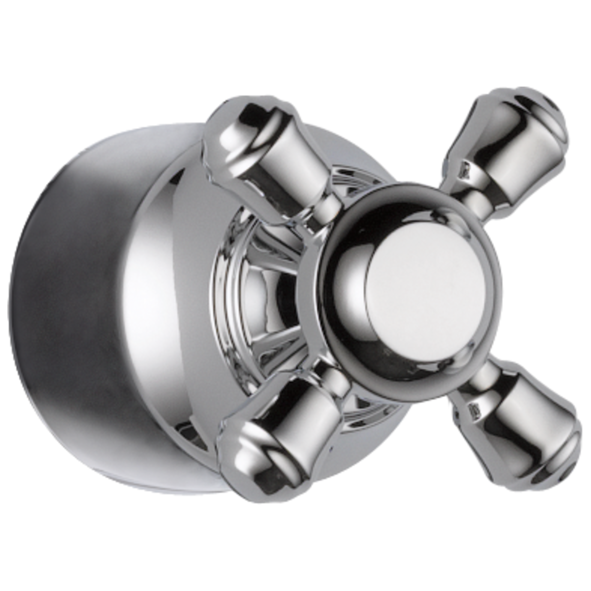 Manija de grifo para bañera con cruz de una sola manija cromada Delta H595