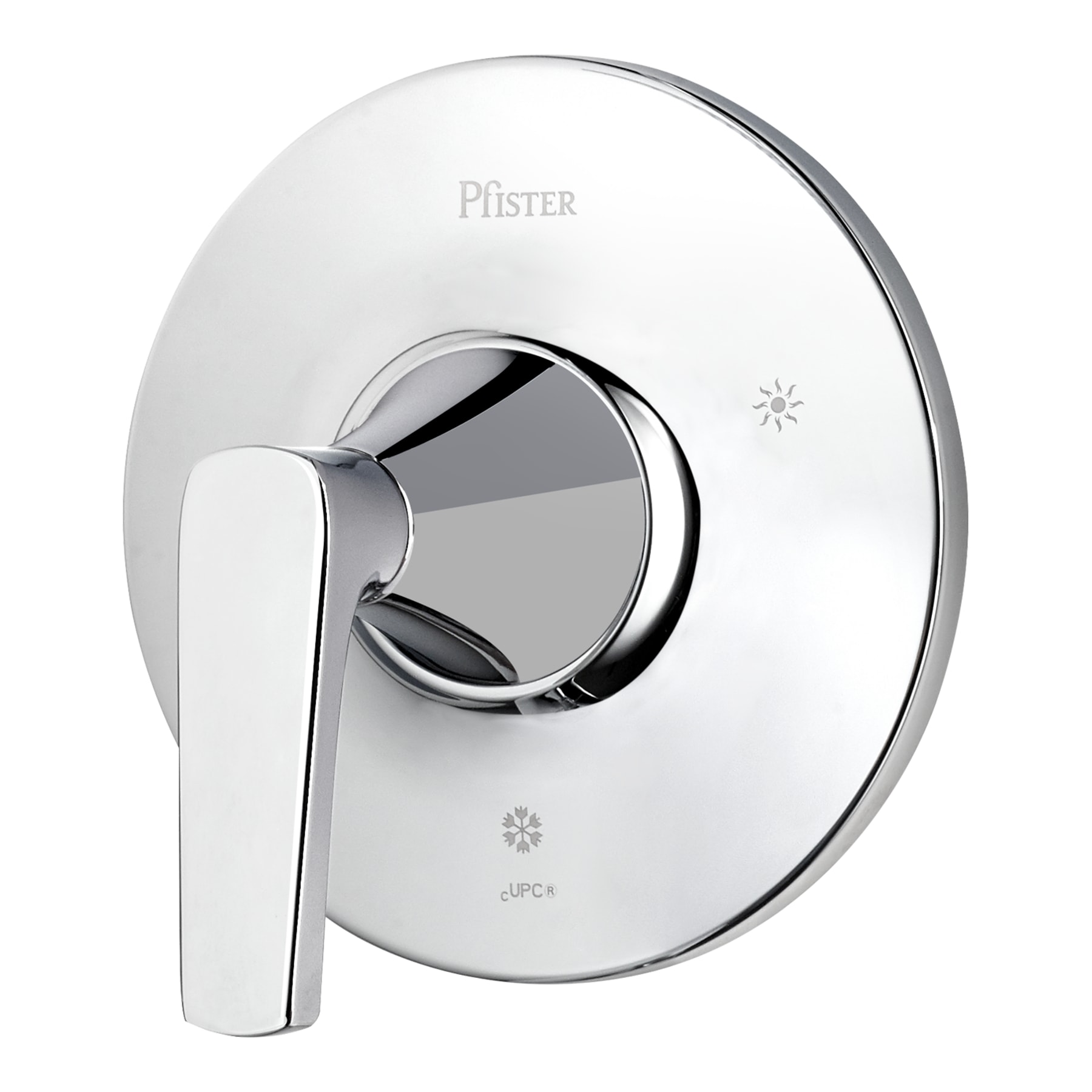 Mango de grifo de ducha con palanca cromada pulida de Pfister R89-1MFC