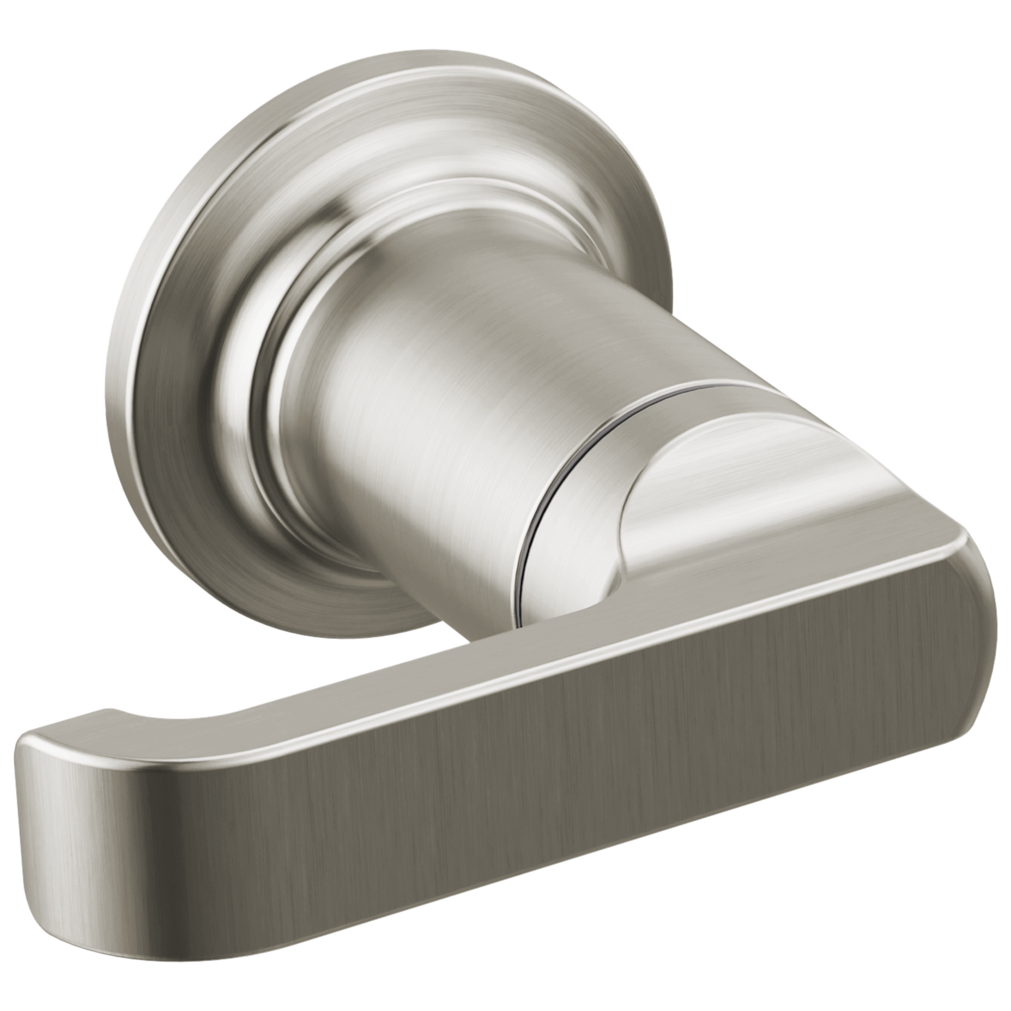 Llave mezcladora para lavabo de acero inoxidable con revestimiento lumínico de Delta, con una sola manija - Mango H591SS-PR.