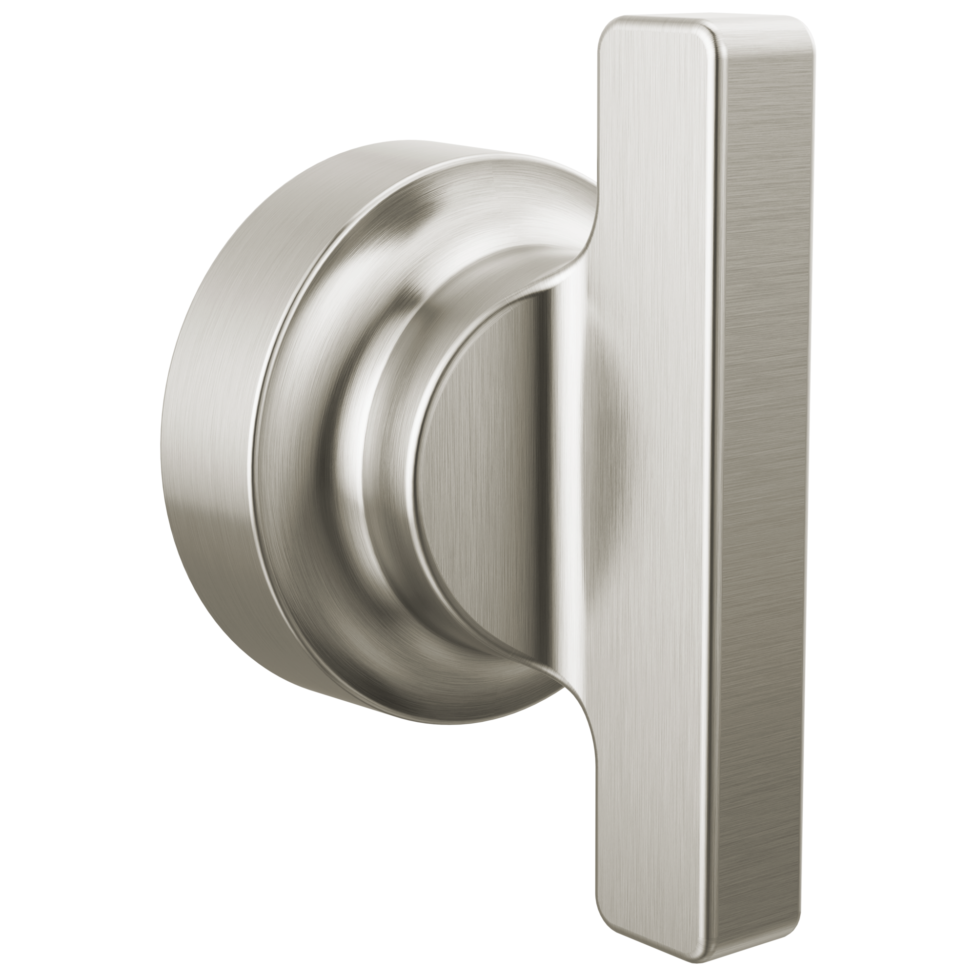 Grifo monomando para lavabo con recubrimiento Lumicoat de acero inoxidable Delta 1 - Mango con palanca - H587SS-PR