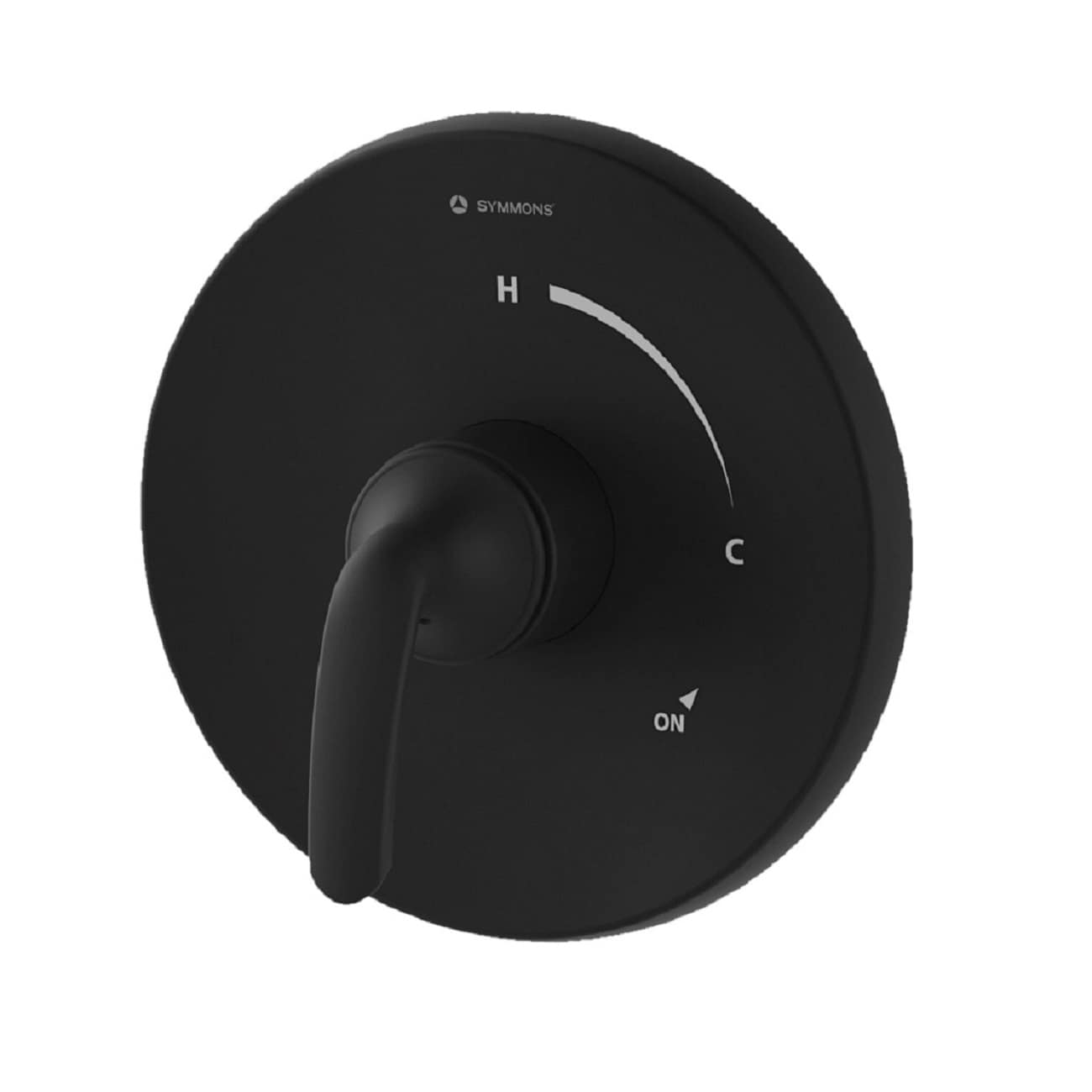 Maneral de regadera negro mate para grifería Symmons Elm 5590MBTRM